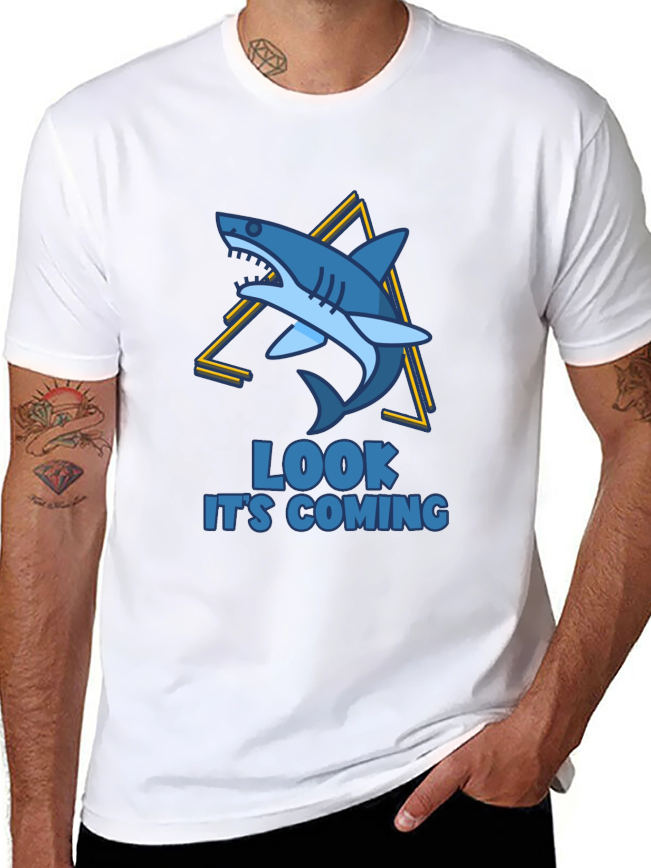 Shark Attack T-Shirt - Look Its Coming
