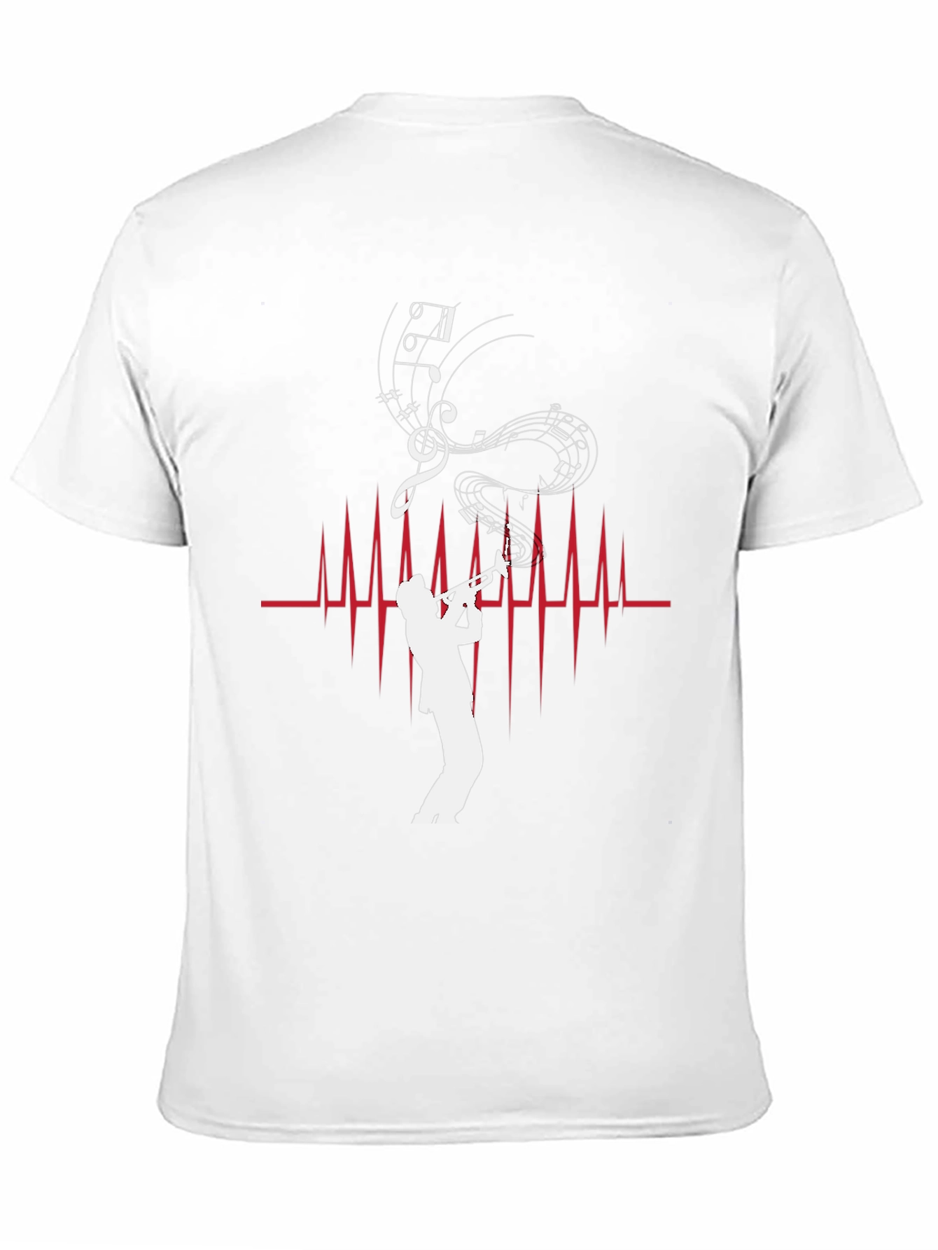 Musician Heartbeat Graphic Tee - Stylish Music Lover Shirt