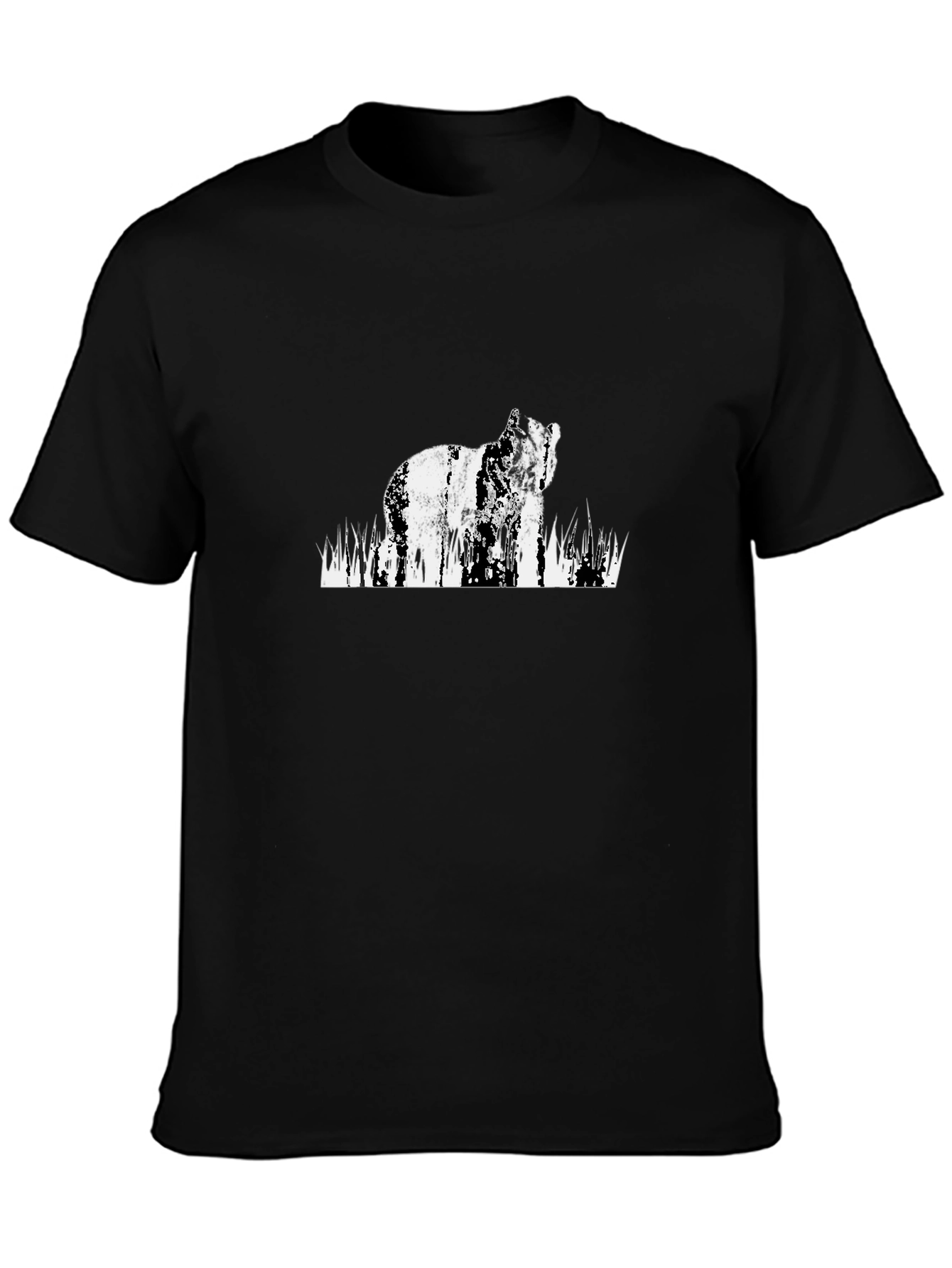 Bear Graphic Black T-Shirt