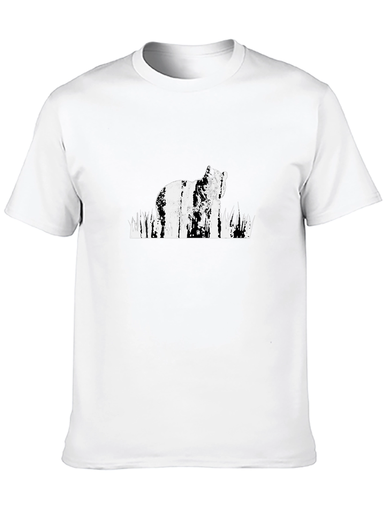 Bear Graphic Black T-Shirt