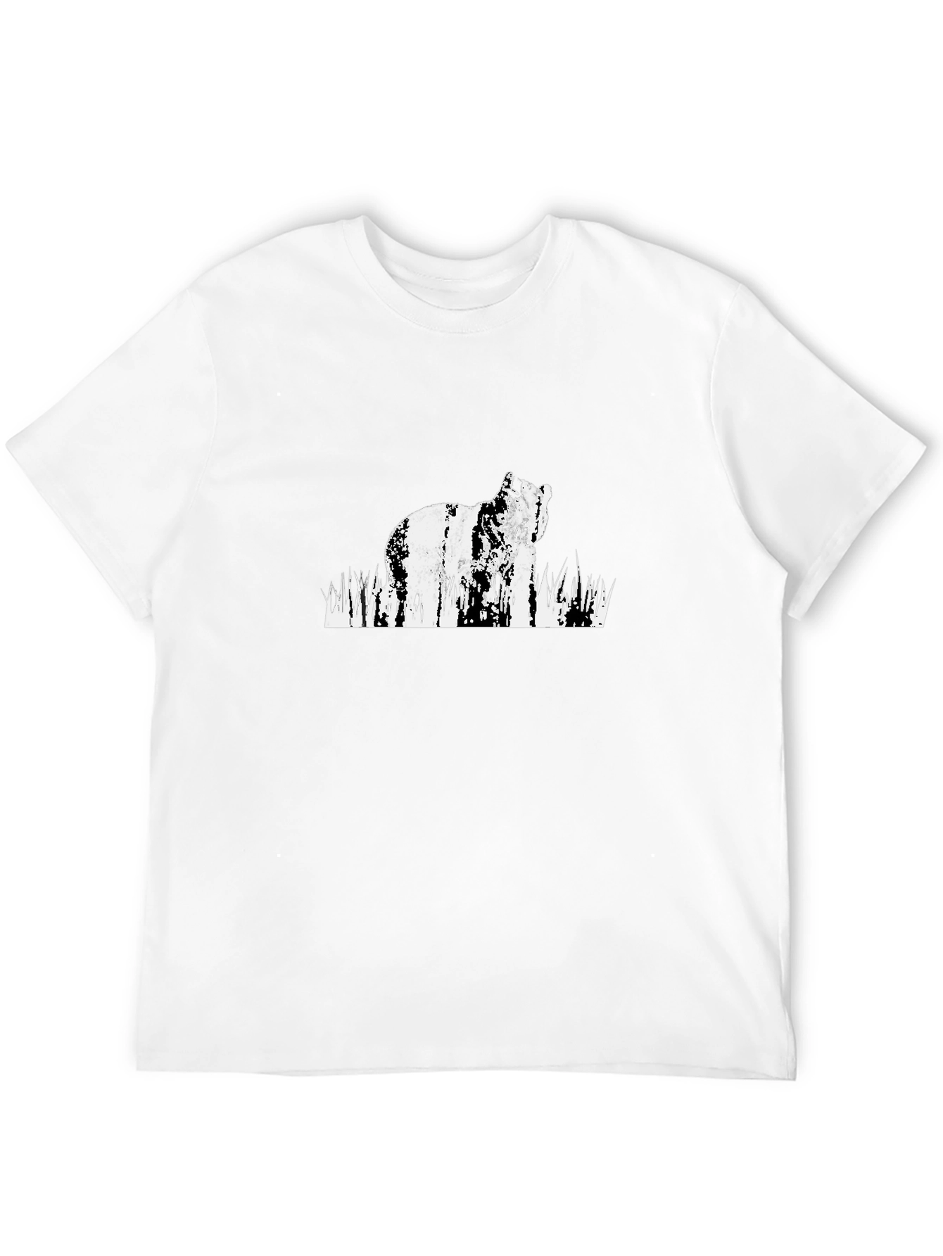 Bear Graphic Black T-Shirt