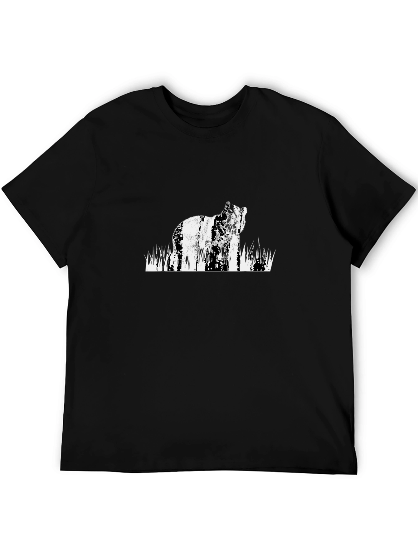 Bear Graphic Black T-Shirt