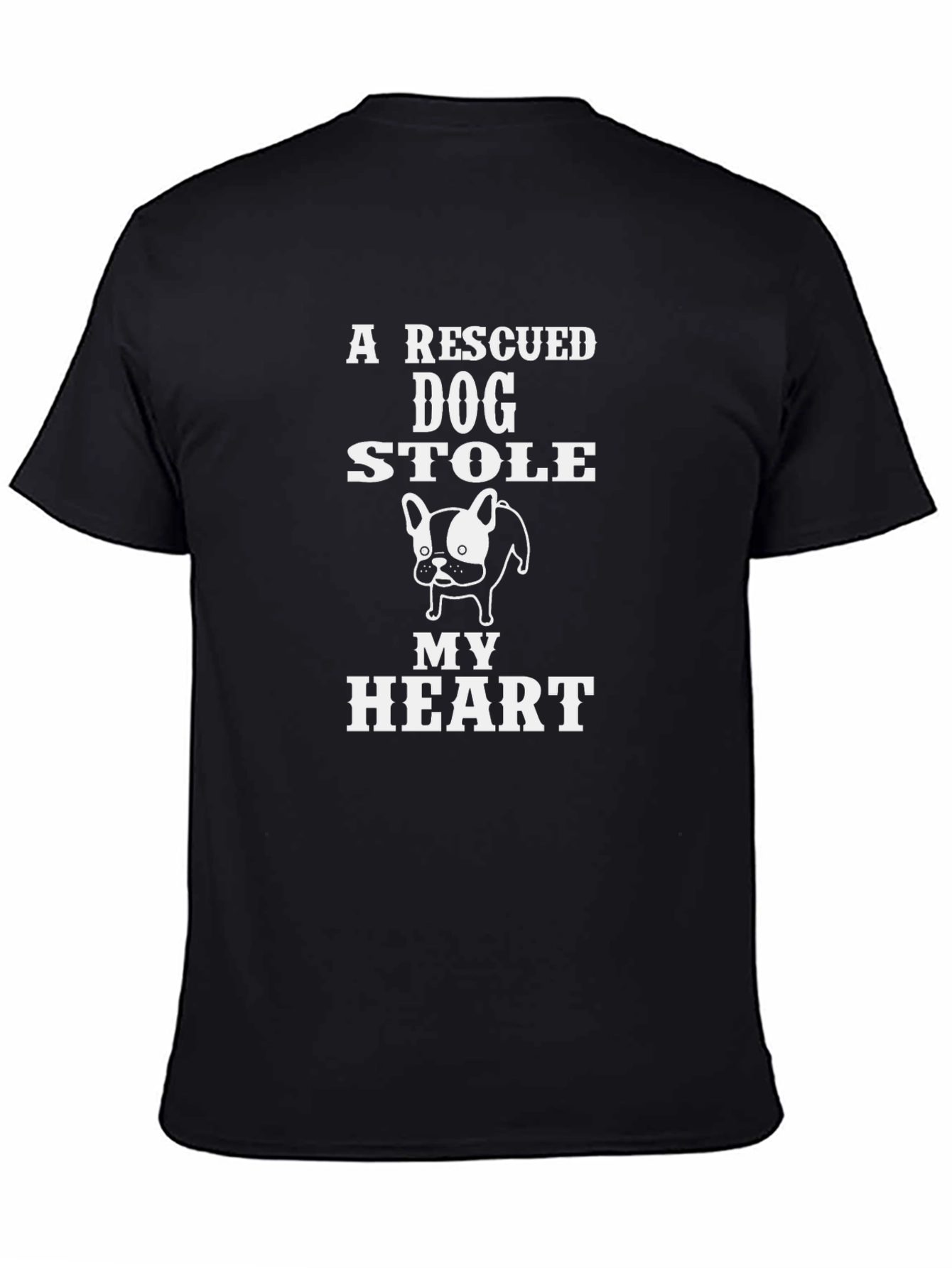 Rescued Dog Stole My Heart T-Shirt