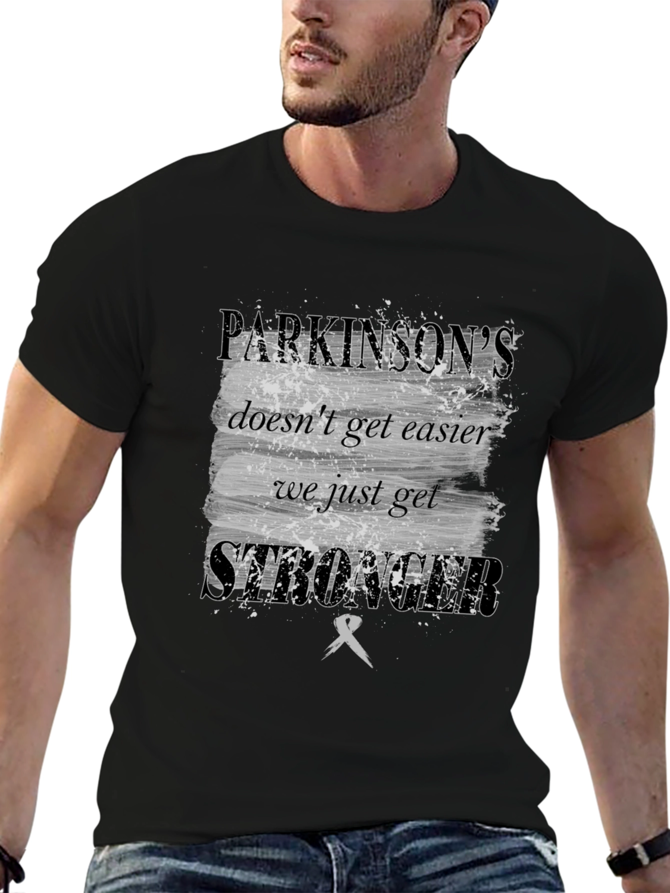 Parkinsons Awareness Graphic T-Shirt - Stronger Together