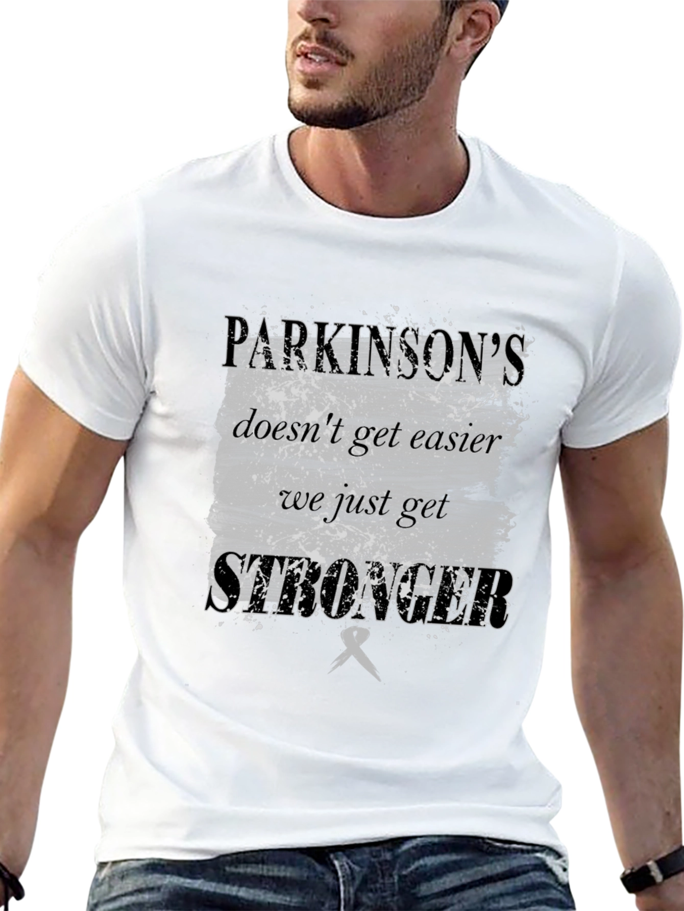Parkinsons Awareness Graphic T-Shirt - Stronger Together
