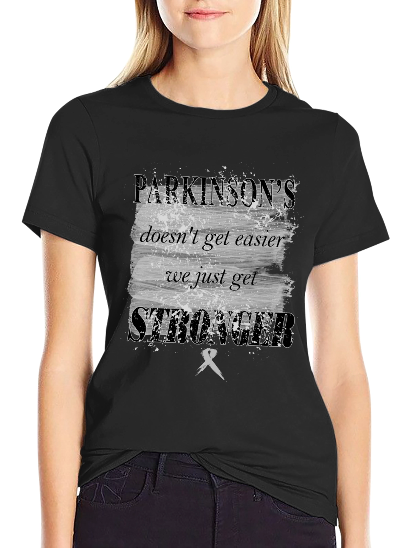 Parkinsons Awareness Graphic T-Shirt - Stronger Together