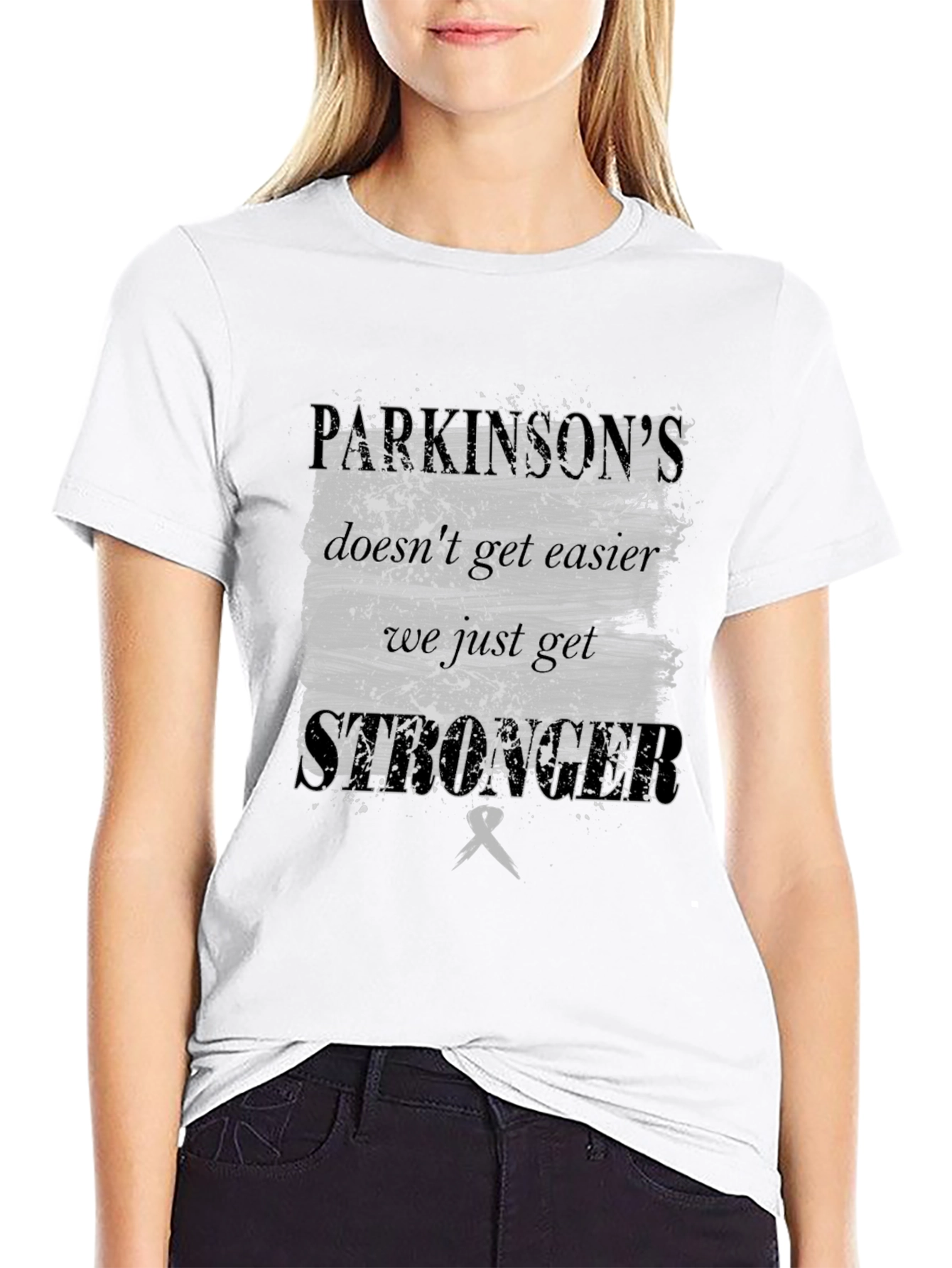 Parkinsons Awareness Graphic T-Shirt - Stronger Together