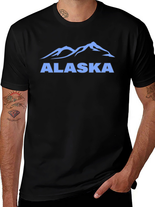 Alaska Graphic T-Shirt - Mountain Design