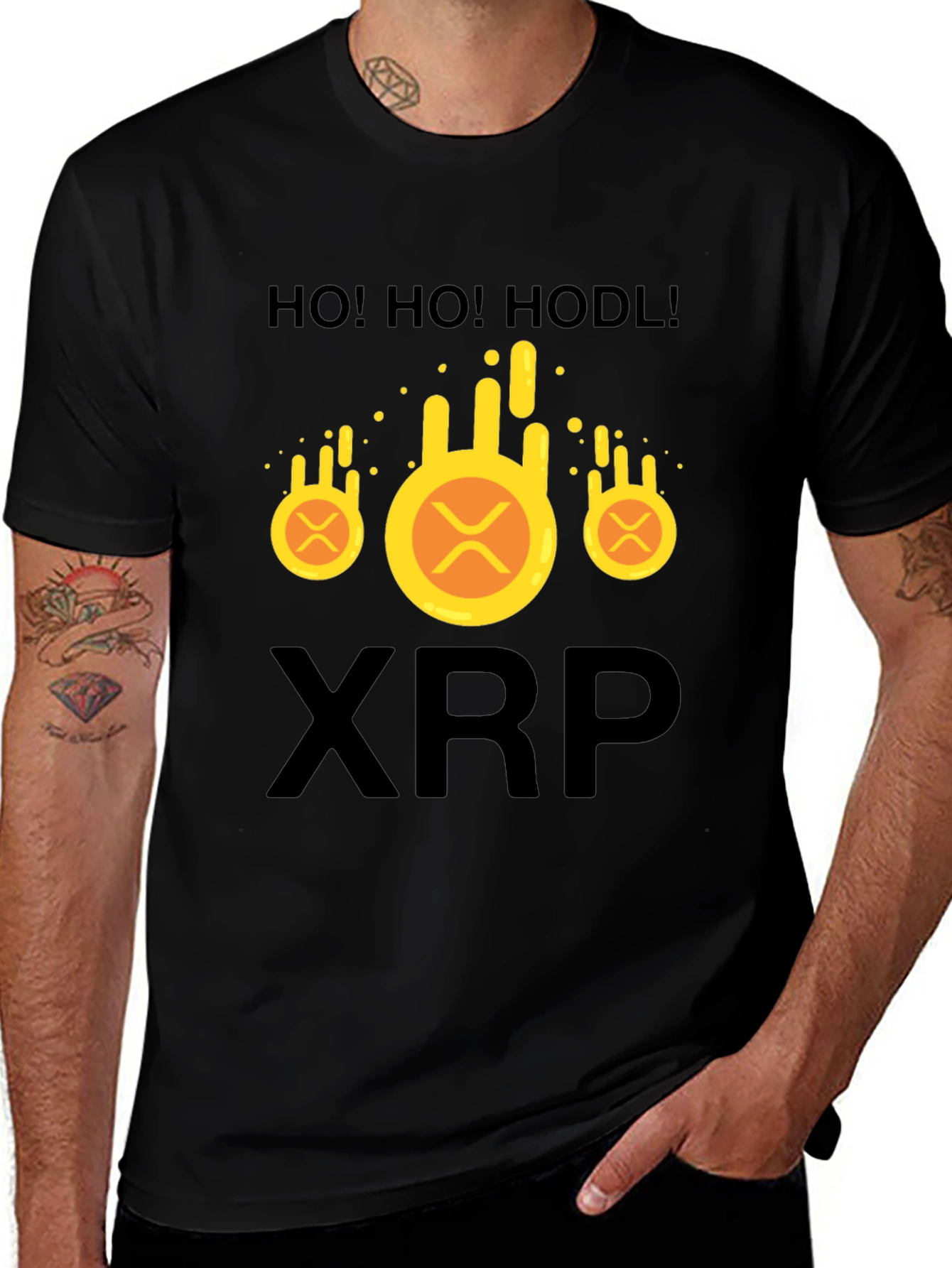 Ho! Ho! Hodl! XRP Crypto T-Shirt