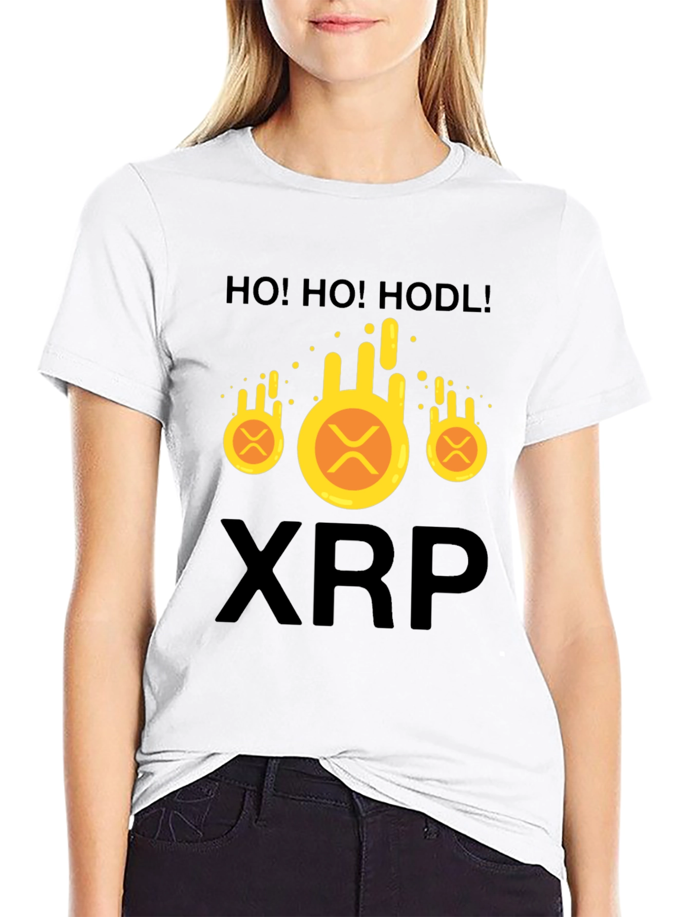 Ho! Ho! Hodl! XRP Crypto T-Shirt