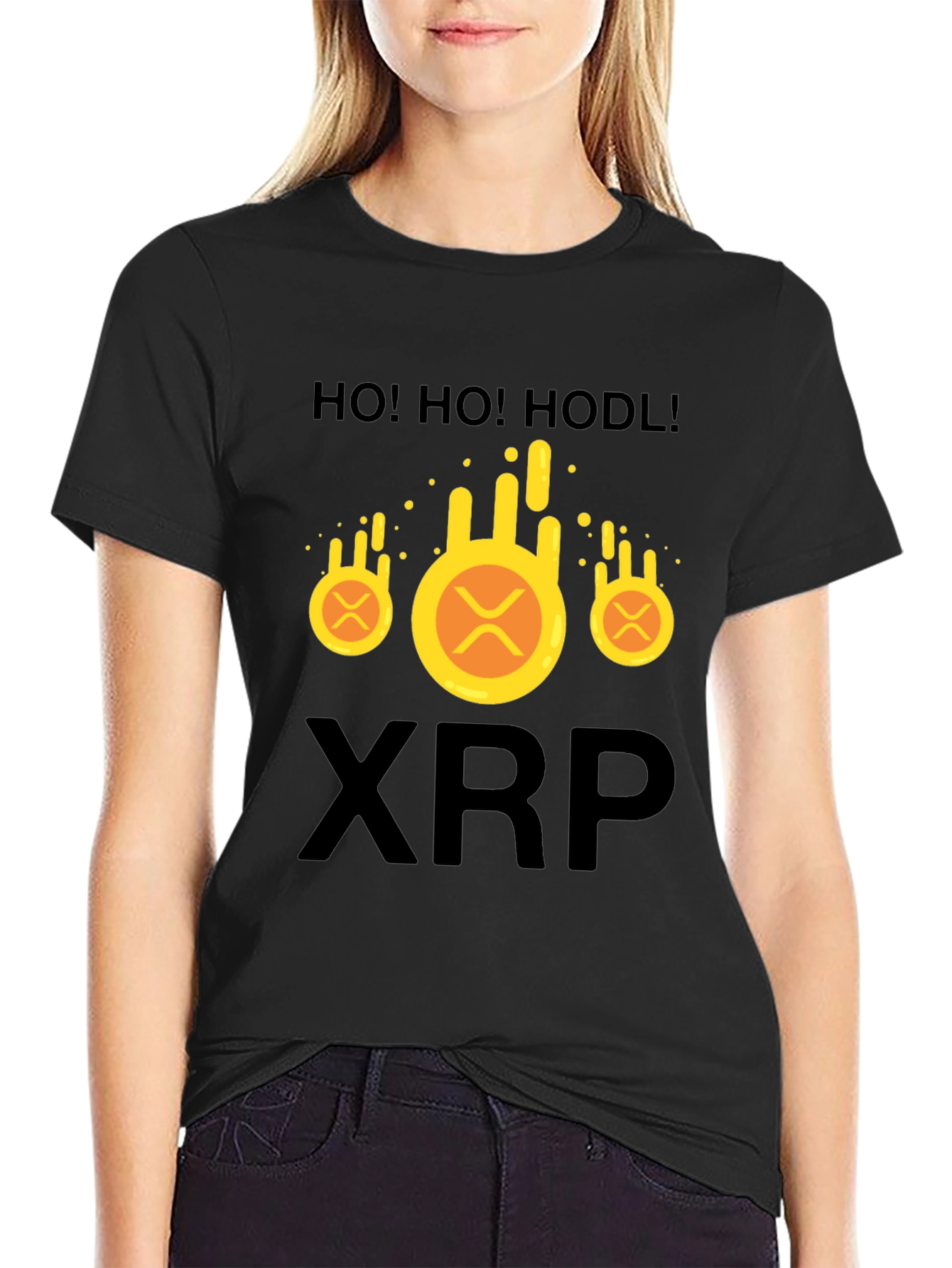 Ho! Ho! Hodl! XRP Crypto T-Shirt