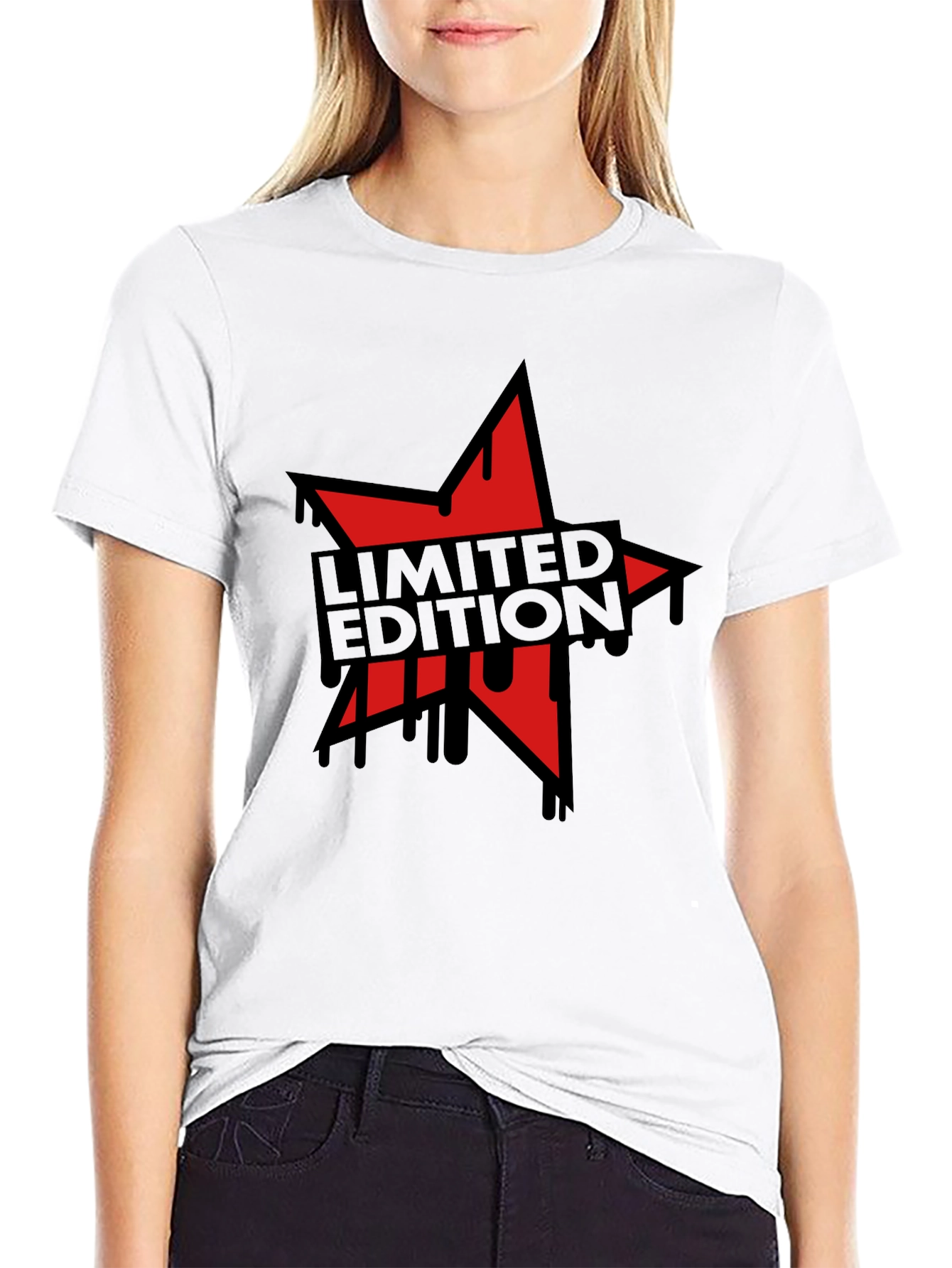 Limited Edition Star Graphic Black T-Shirt