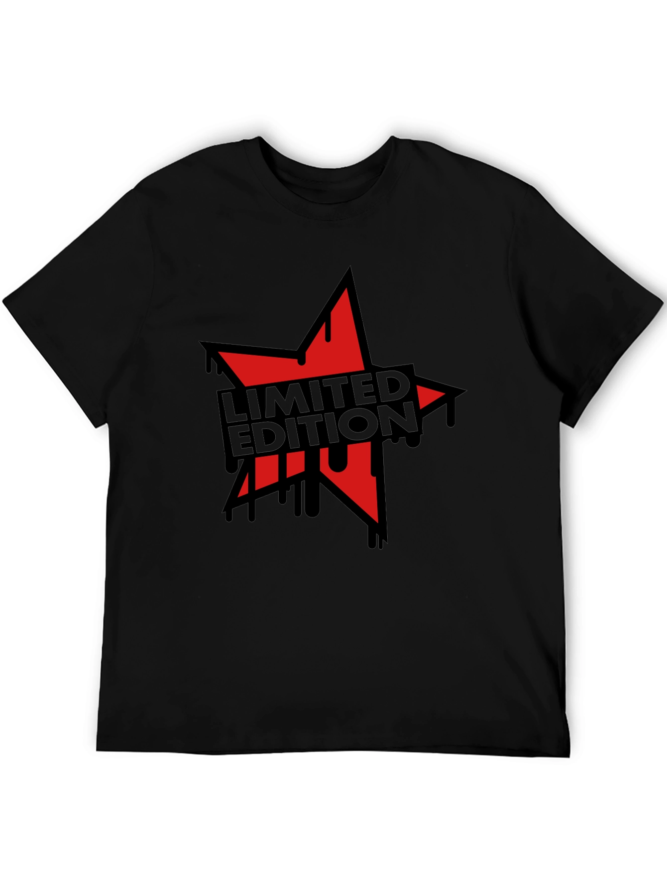 Limited Edition Star Graphic Black T-Shirt