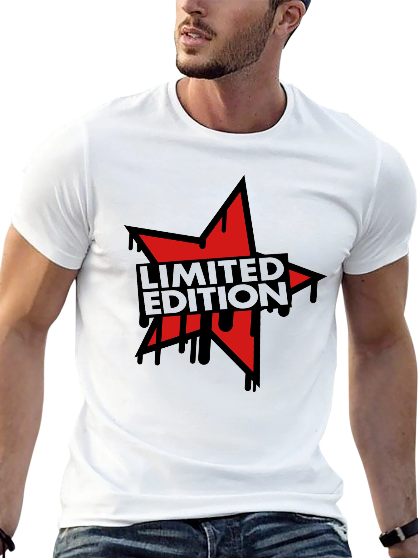 Limited Edition Star Graphic Black T-Shirt
