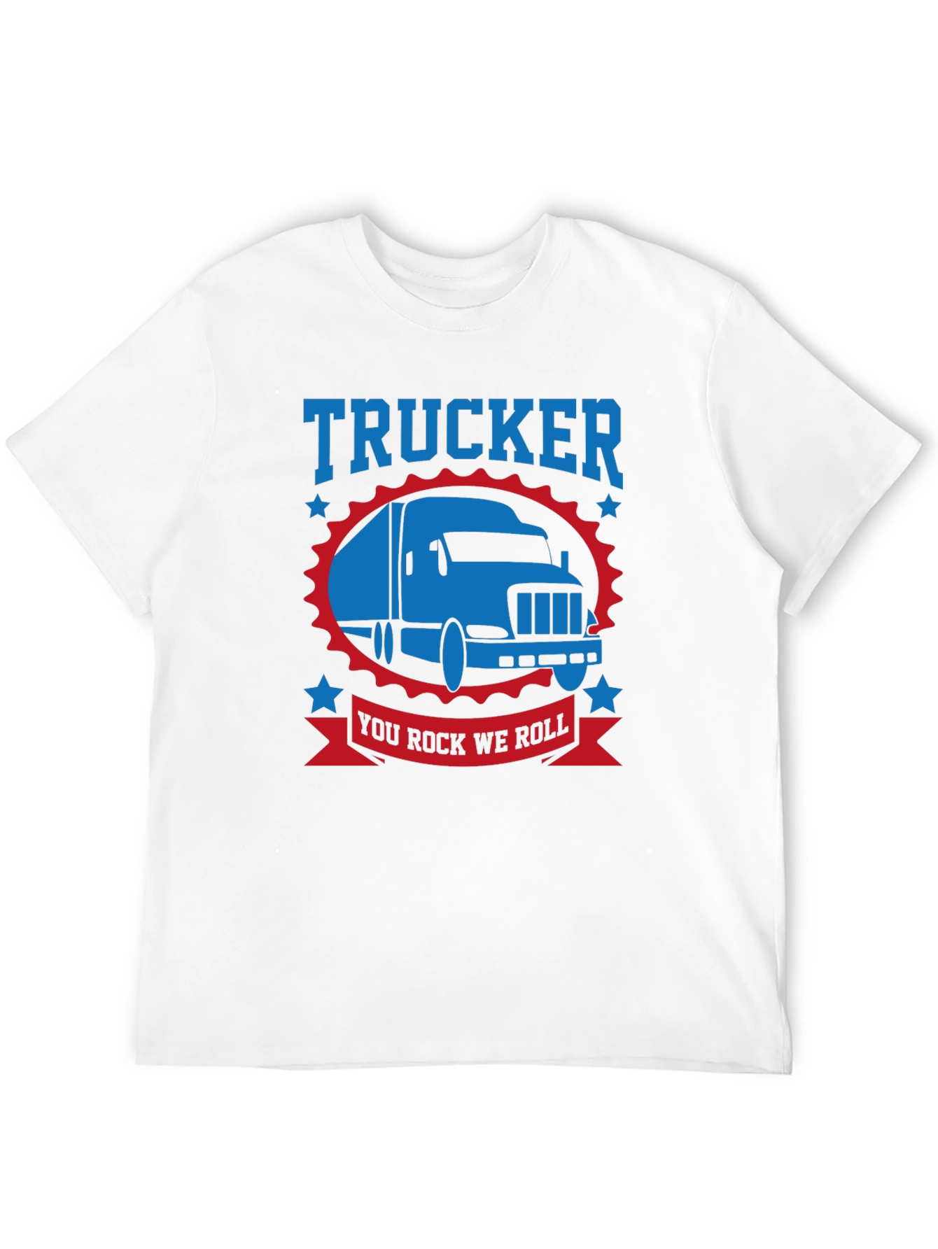 Trucker You Rock We Roll T-Shirt - Black