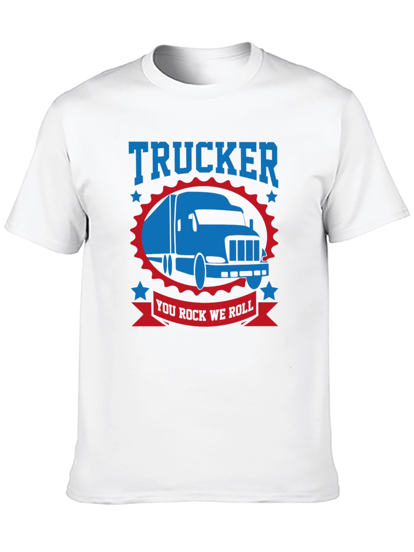 Trucker You Rock We Roll T-Shirt - Black