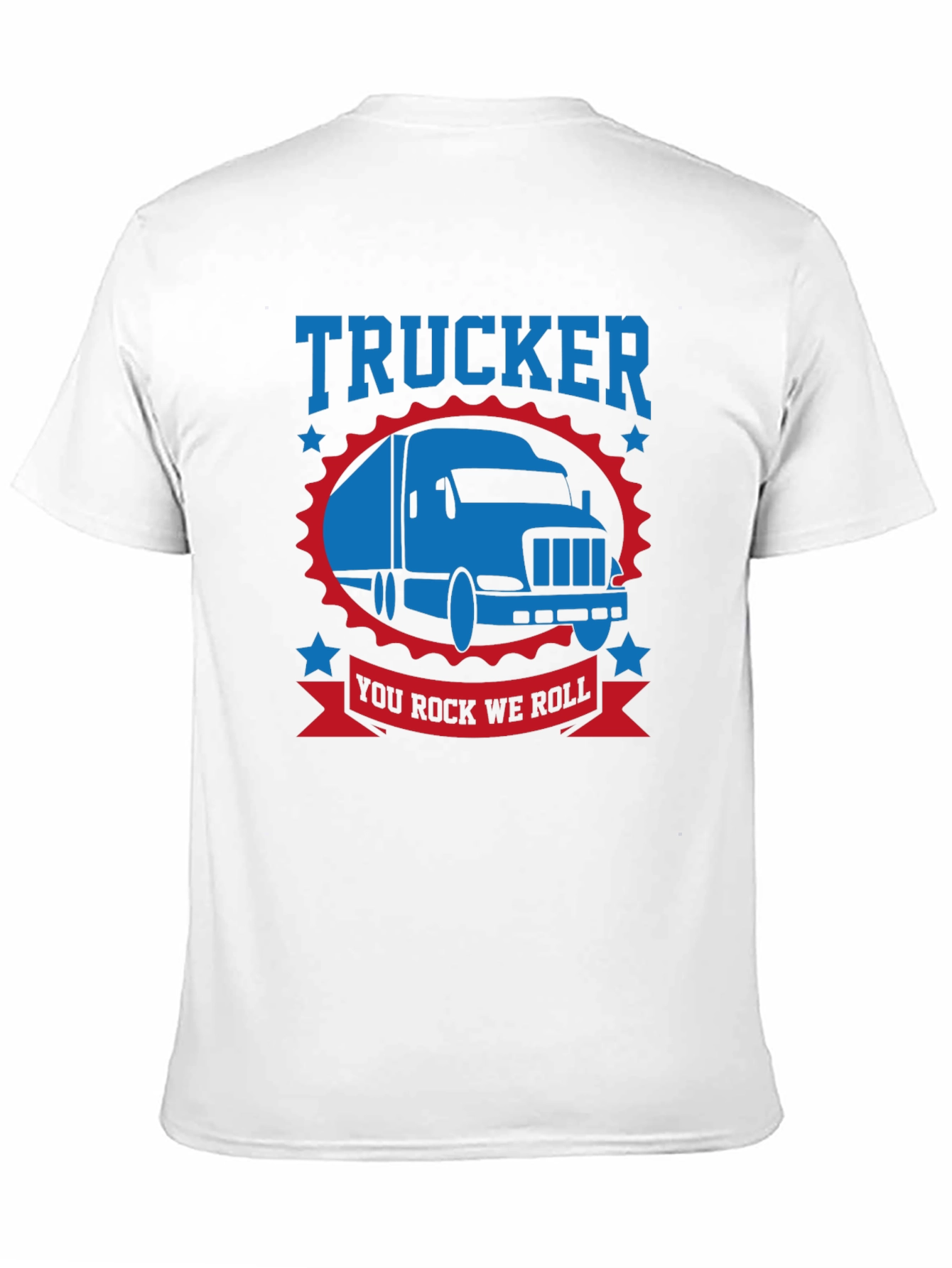 Trucker You Rock We Roll T-Shirt - Black