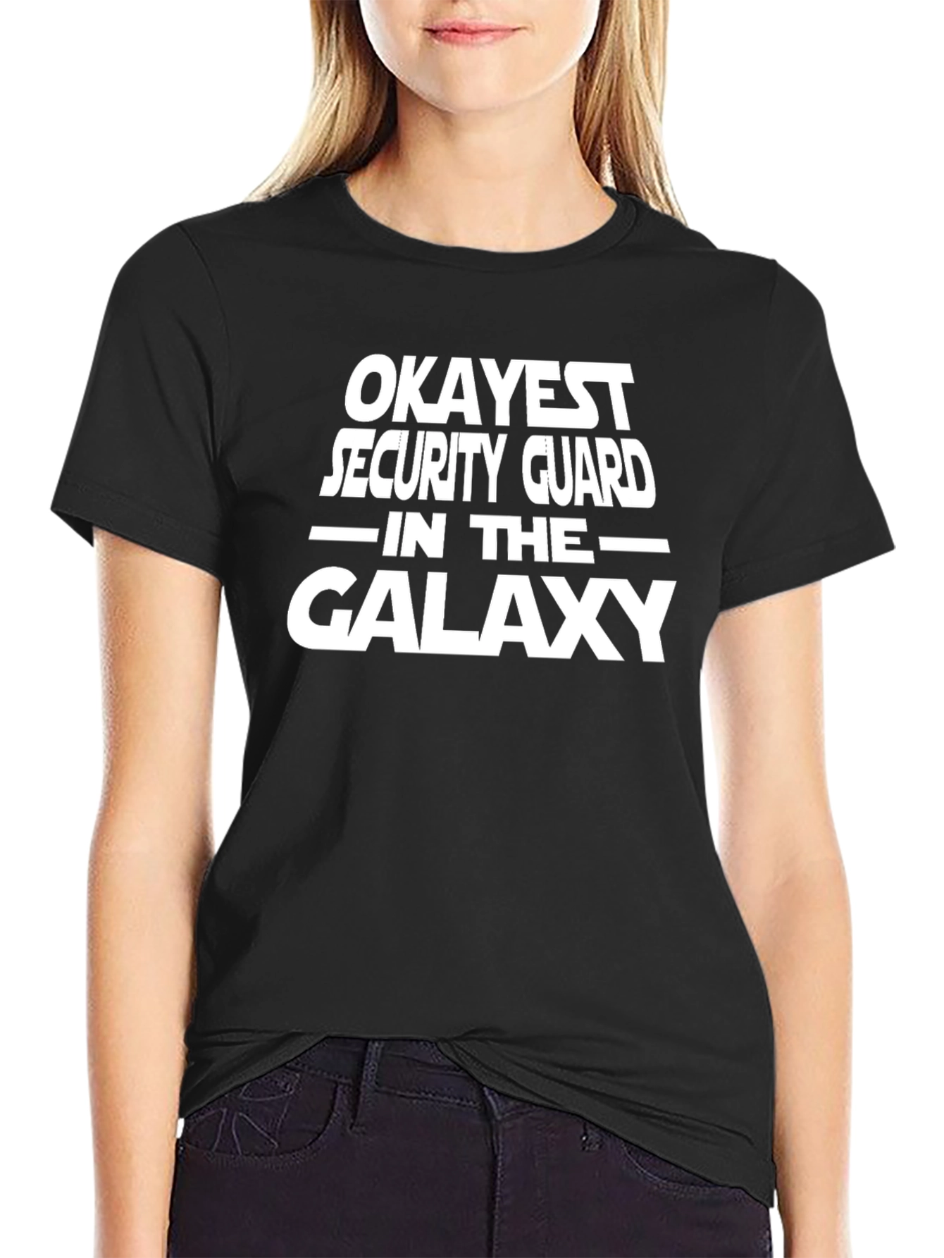 Okayest Security Guard Galaxy T-Shirt