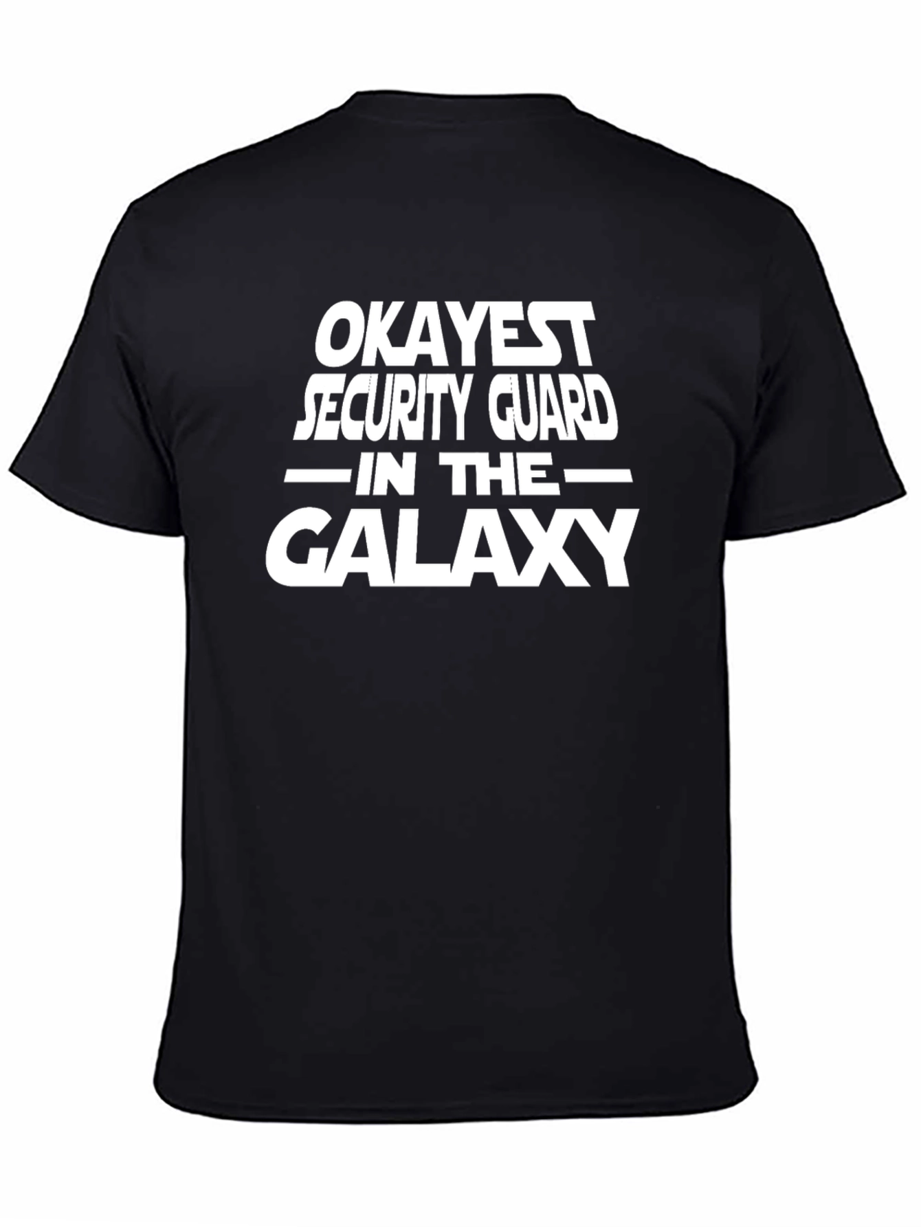 Okayest Security Guard Galaxy T-Shirt