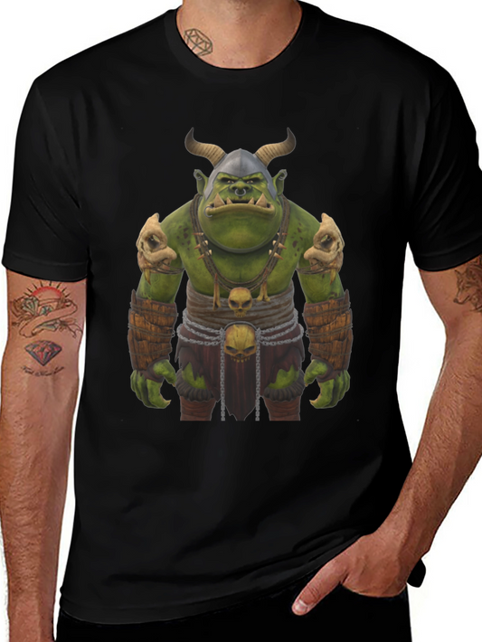 Orc Warrior Graphic Tee - Fantasy Gamer T-Shirt