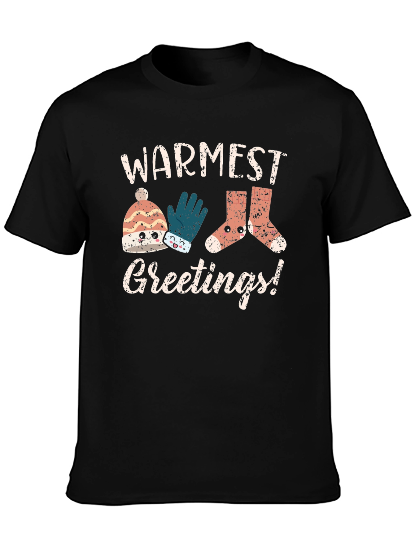 Warmest Greetings Kawaii Holiday T-Shirt