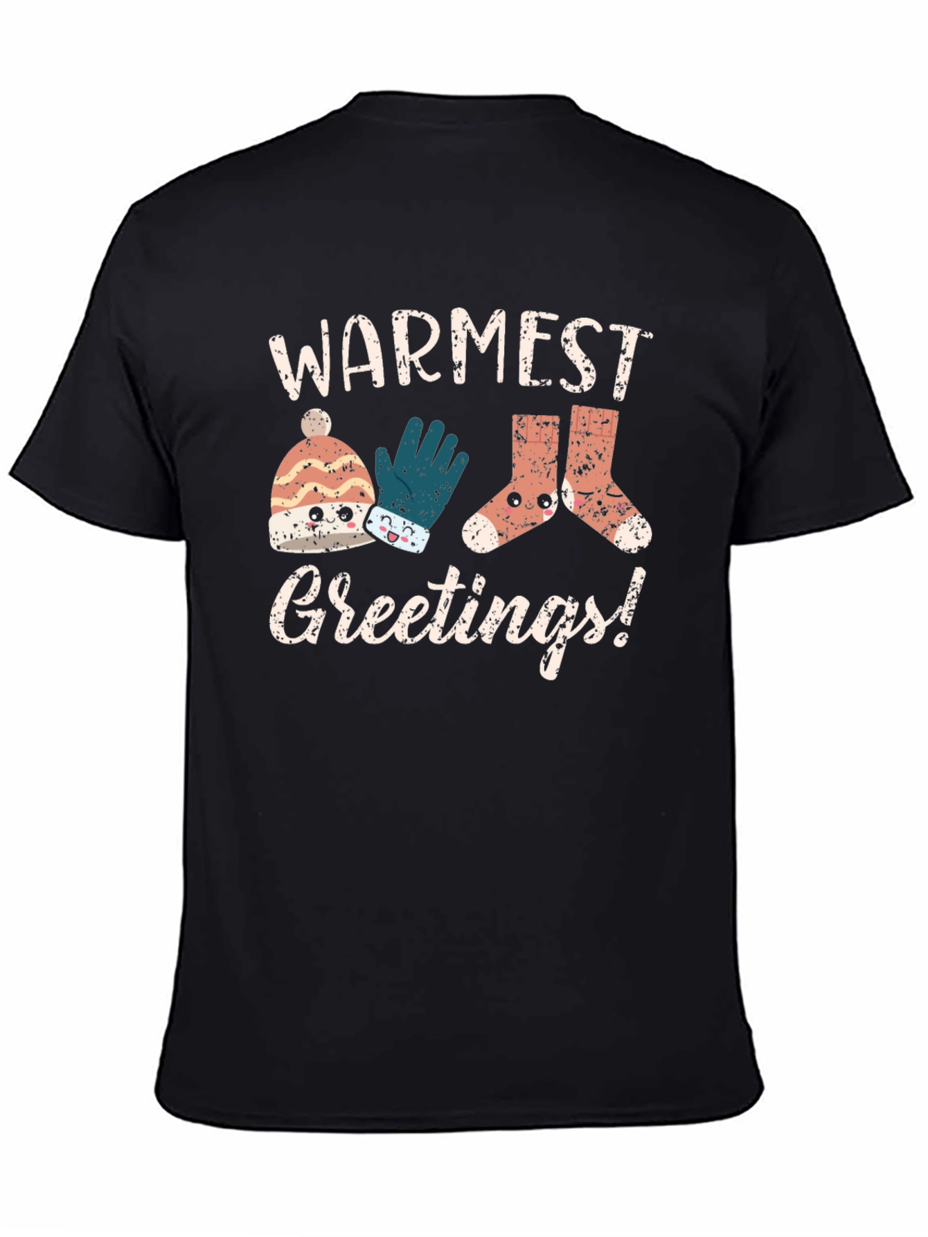 Warmest Greetings Kawaii Holiday T-Shirt