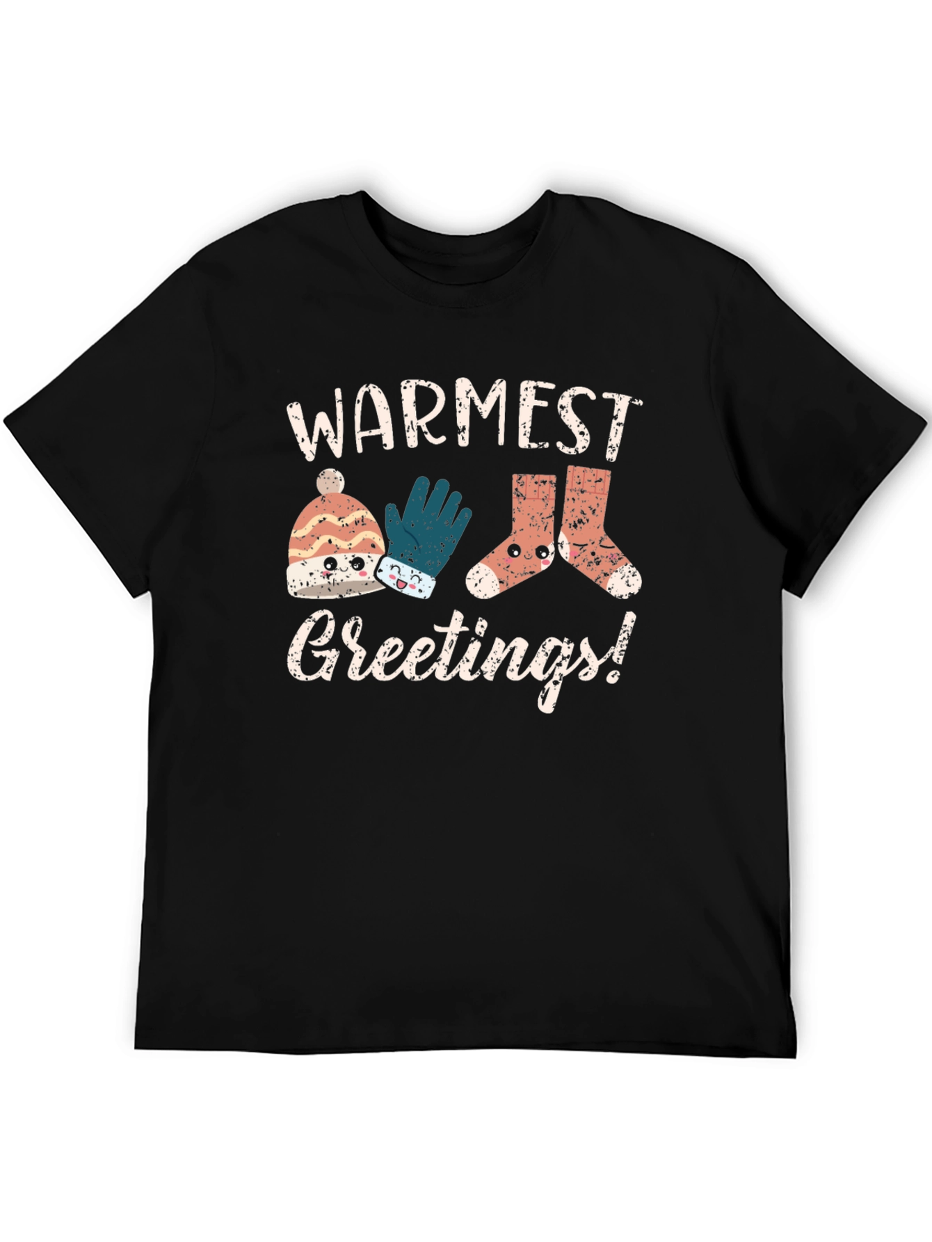 Warmest Greetings Kawaii Holiday T-Shirt