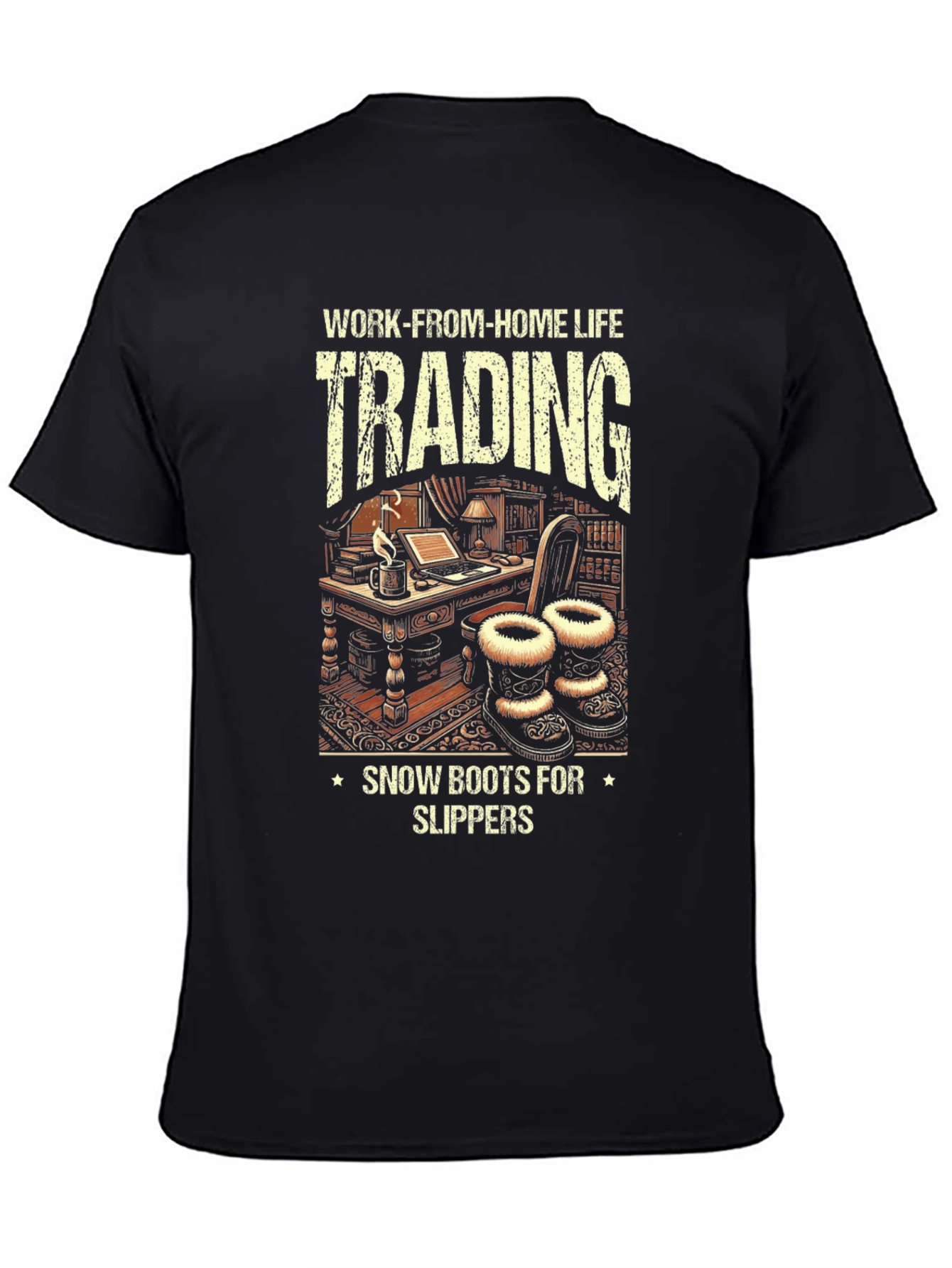 Work-From-Home Life Trading Graphic Tee