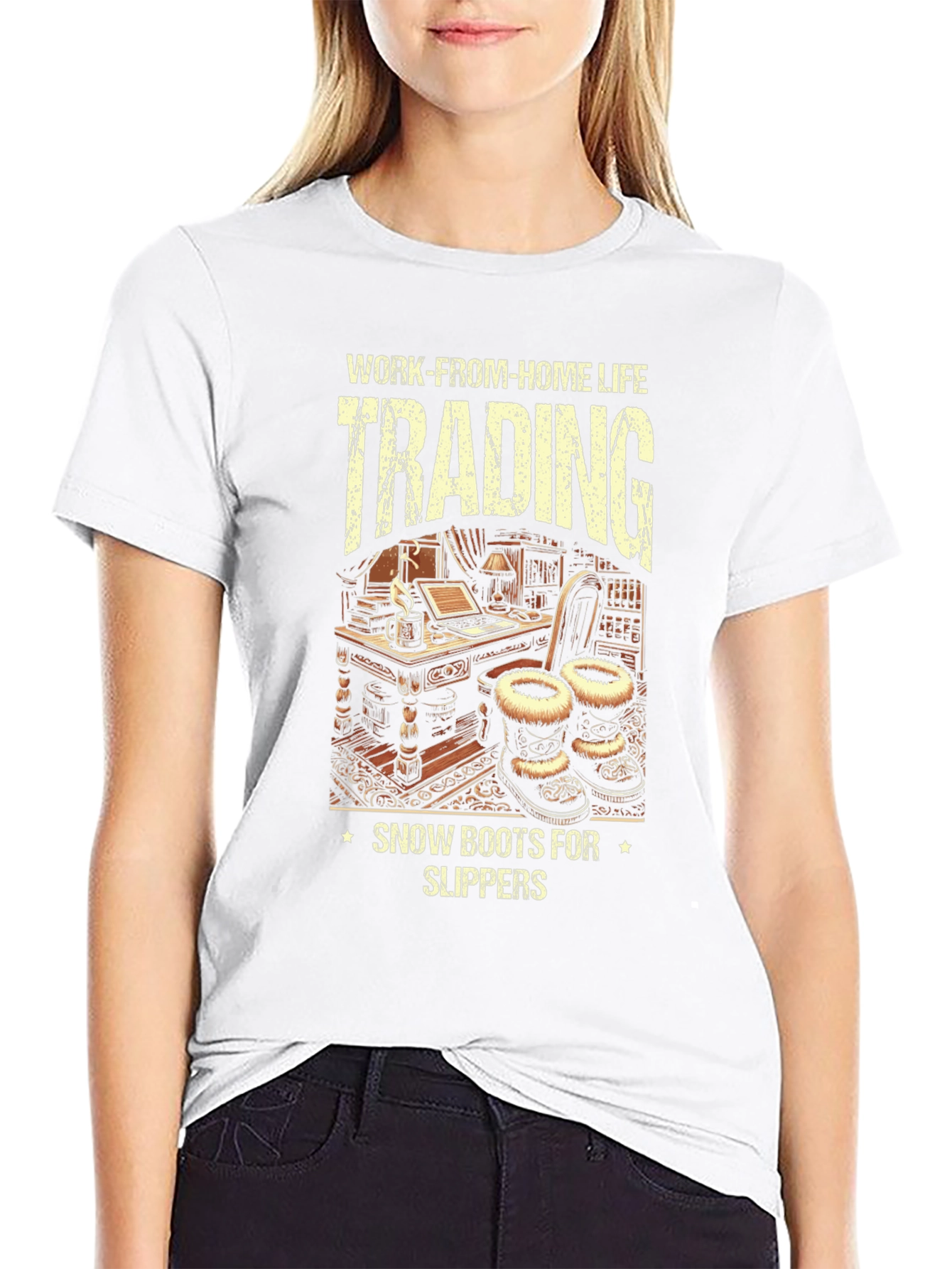 Work-From-Home Life Trading Graphic Tee