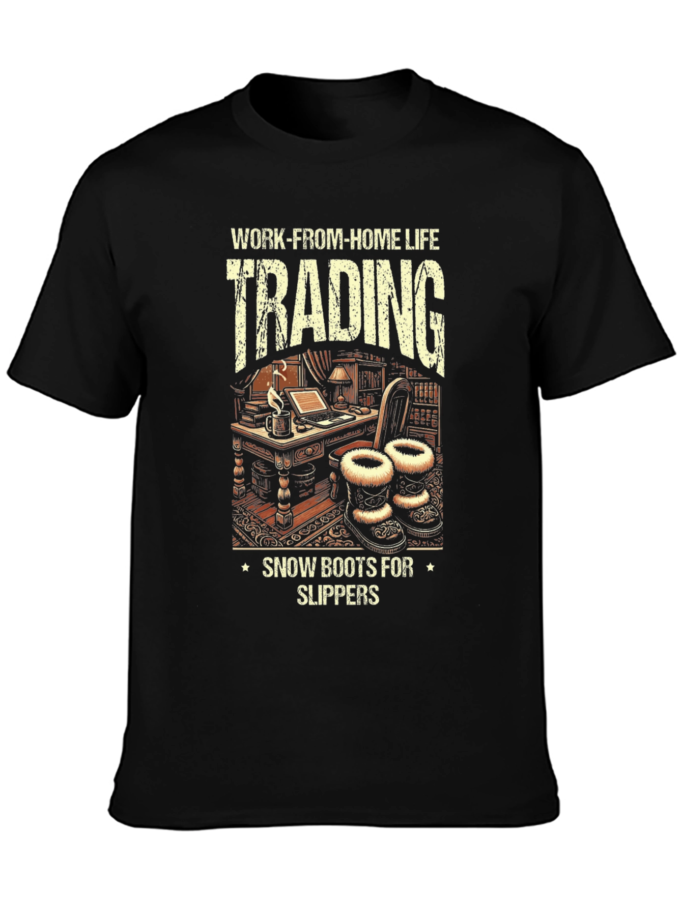 Work-From-Home Life Trading Graphic Tee