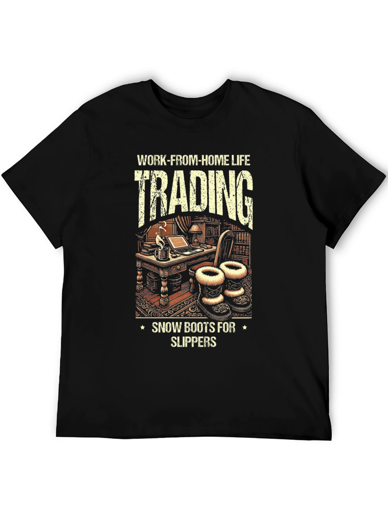 Work-From-Home Life Trading Graphic Tee