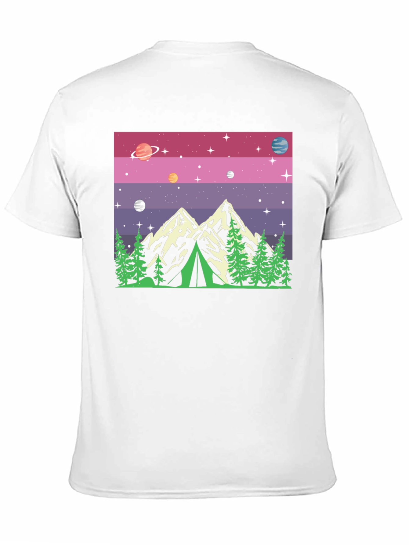 Cosmic Camping Graphic T-Shirt