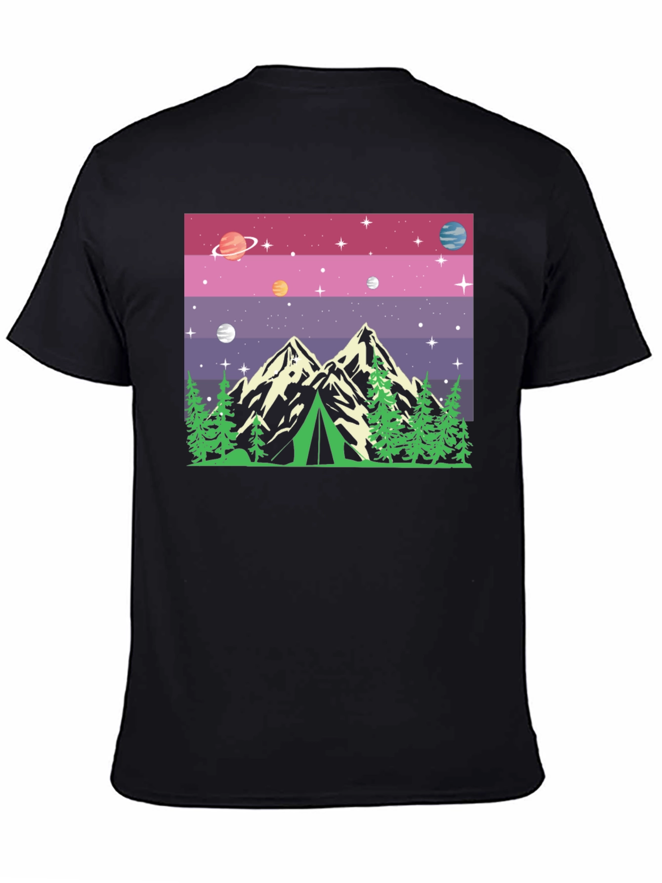 Cosmic Camping Graphic T-Shirt