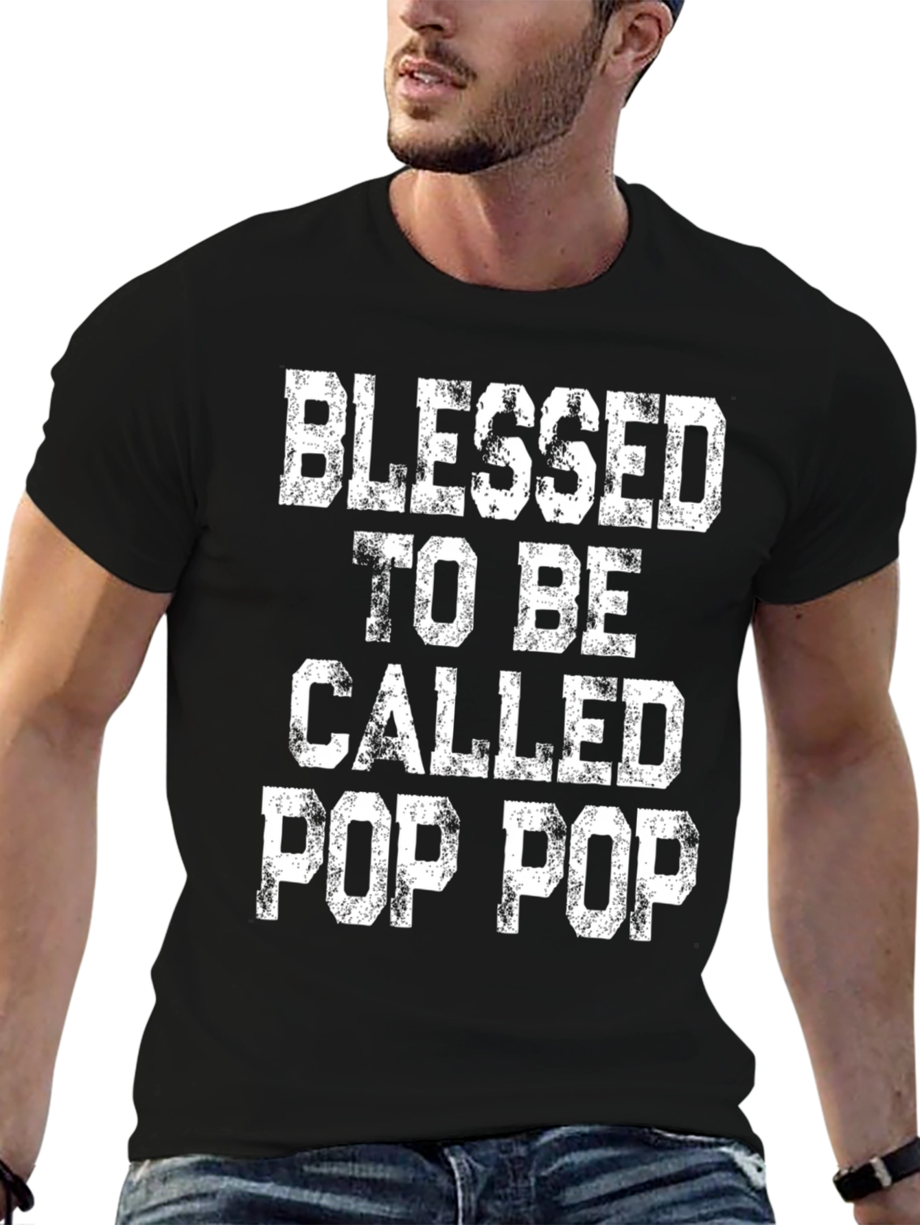 Blessed To Be Called Pop Pop - Graphic T-Shirt