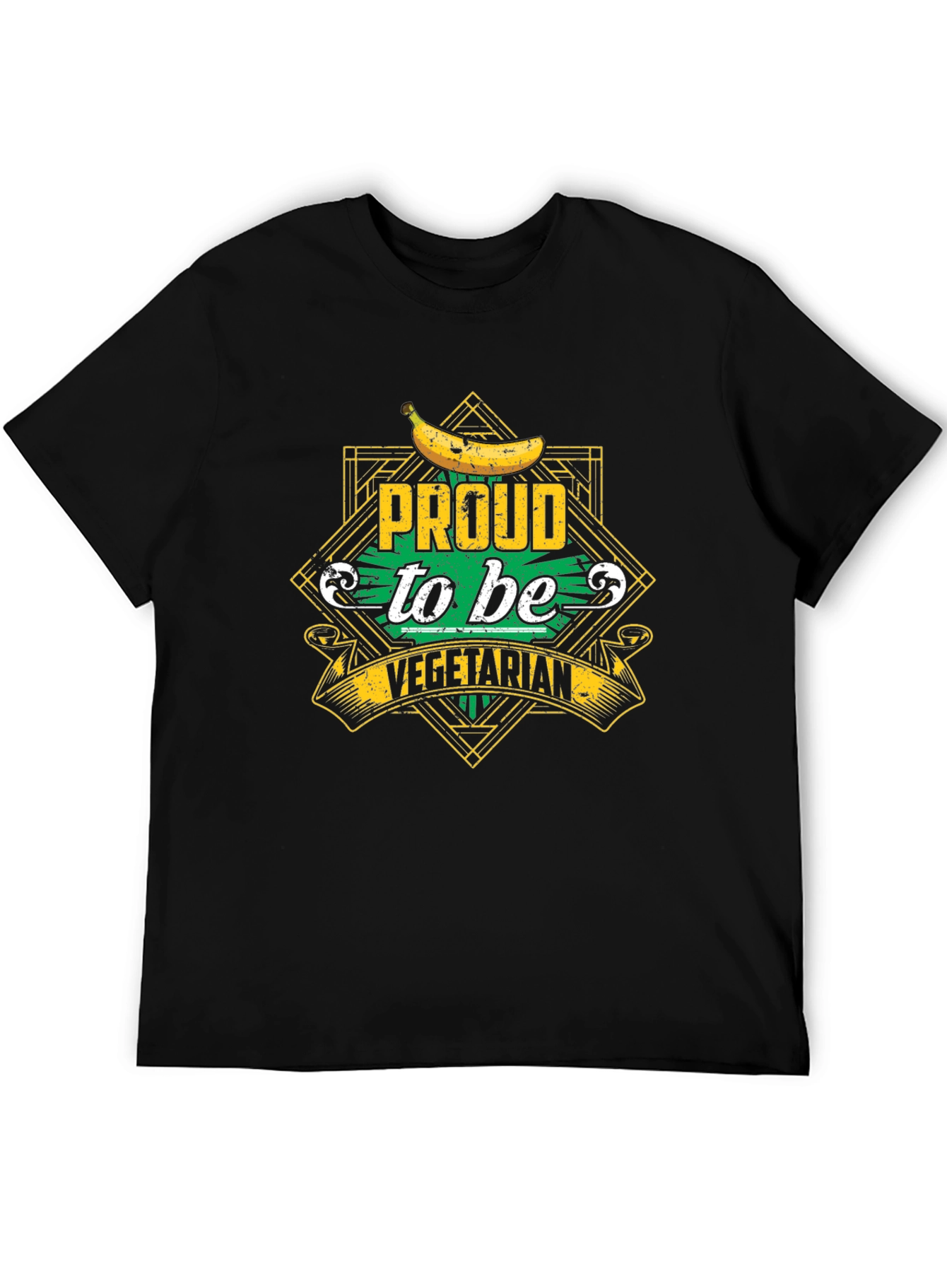 Proud Vegetarian T-Shirt - Banana Graphic Tee