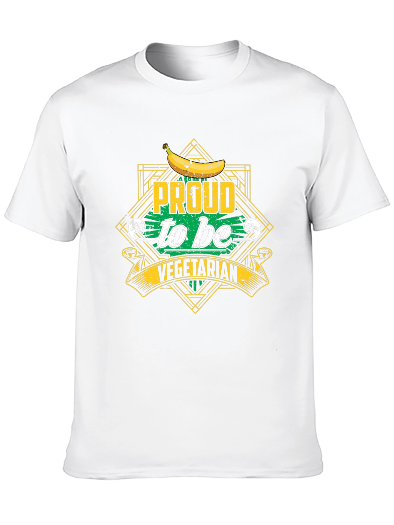 Proud Vegetarian T-Shirt - Banana Graphic Tee