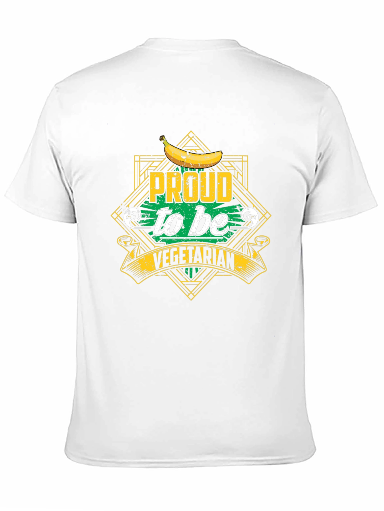 Proud Vegetarian T-Shirt - Banana Graphic Tee