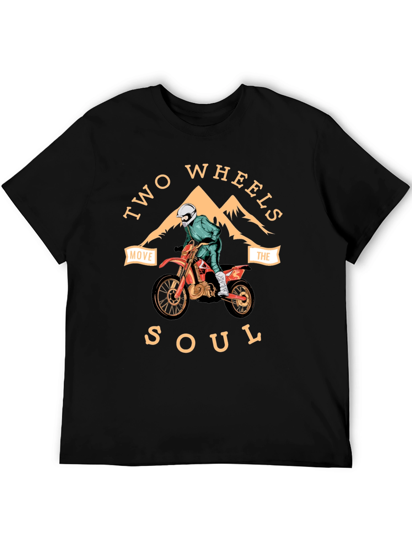 Two Wheels Move the Soul Graphic Tee