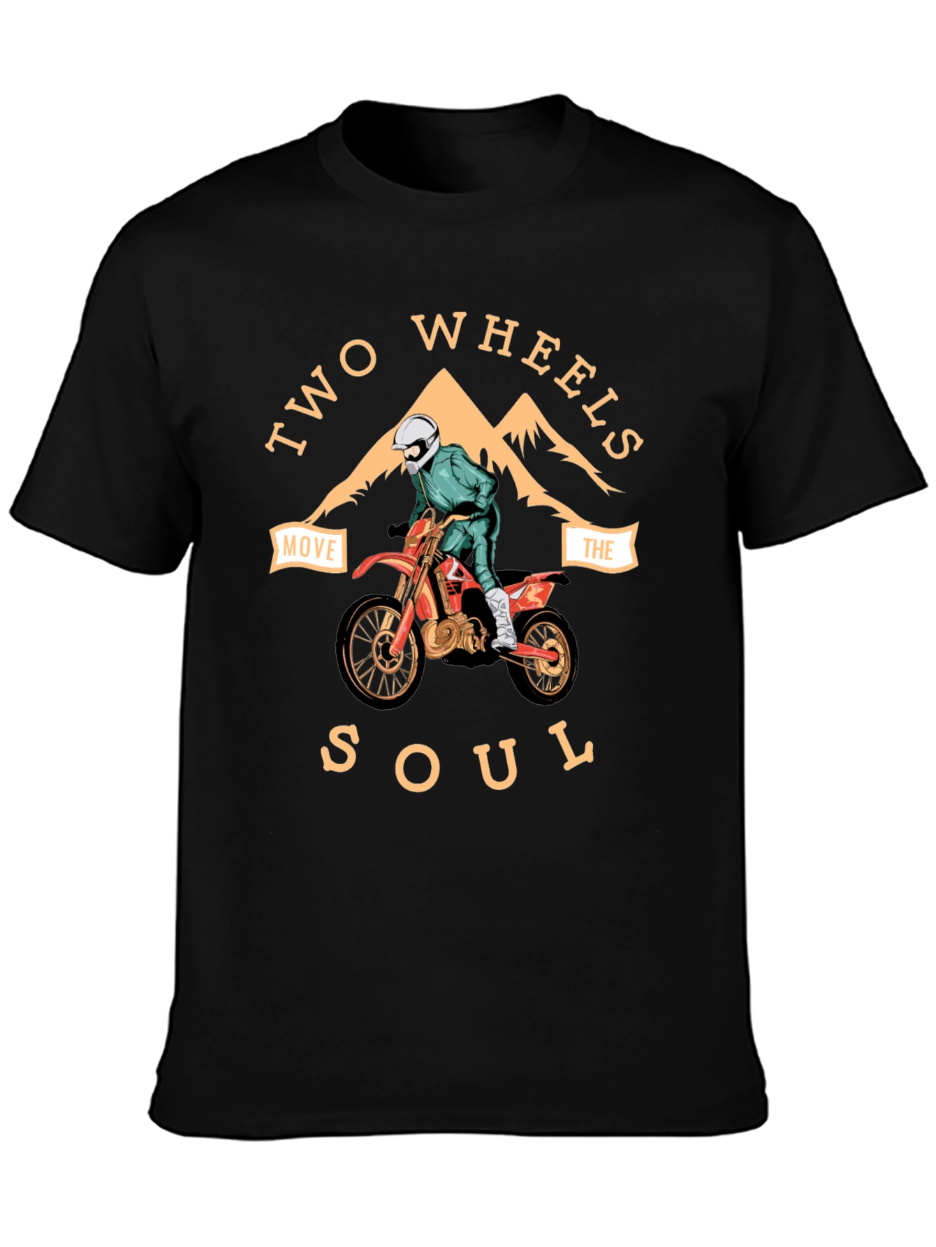 Two Wheels Move the Soul Graphic Tee