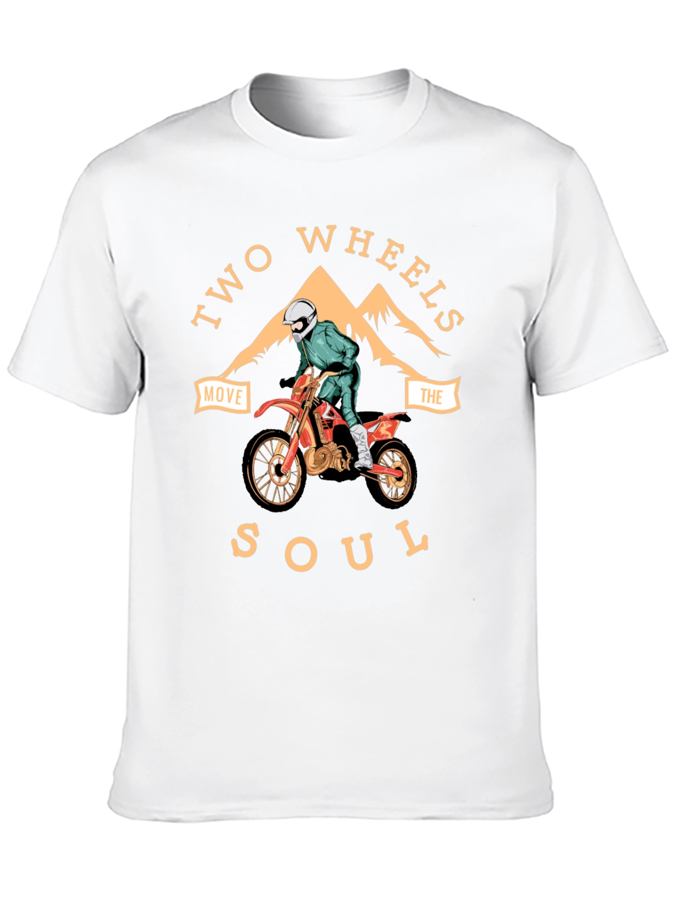 Two Wheels Move the Soul Graphic Tee