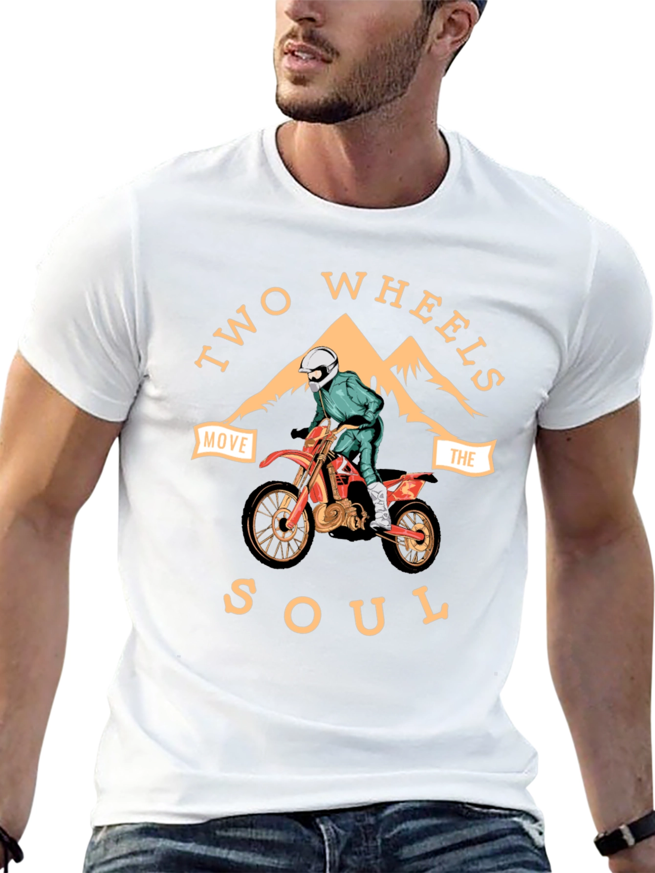 Two Wheels Move the Soul Graphic Tee