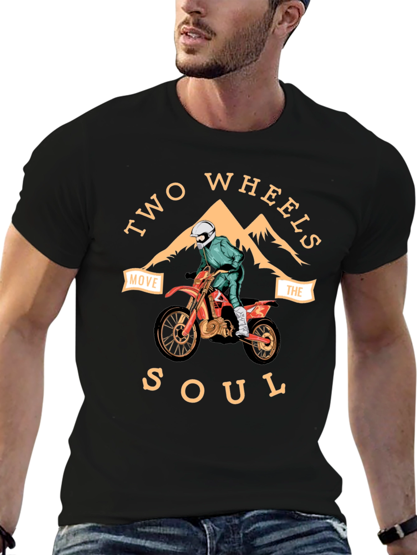 Two Wheels Move the Soul Graphic Tee
