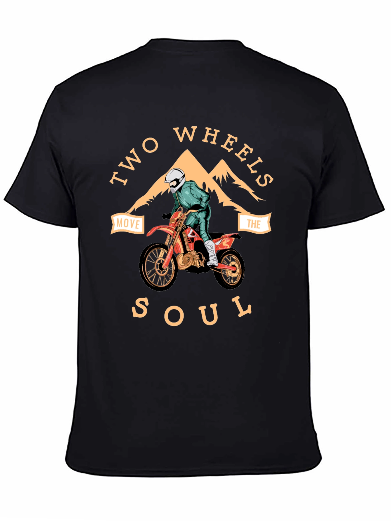 Two Wheels Move the Soul Graphic Tee