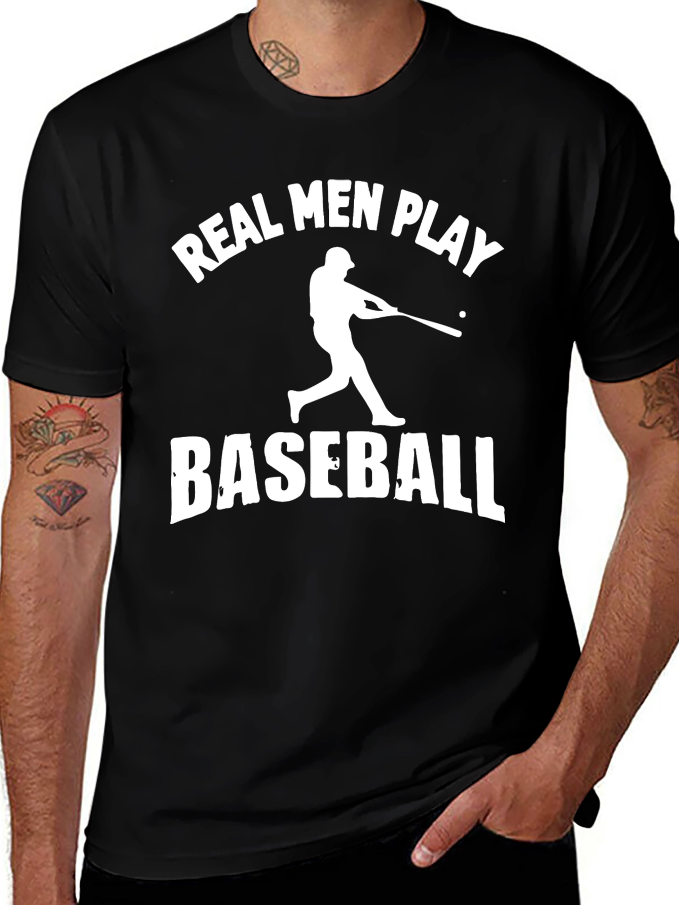 Real Men Play Baseball T-Shirt