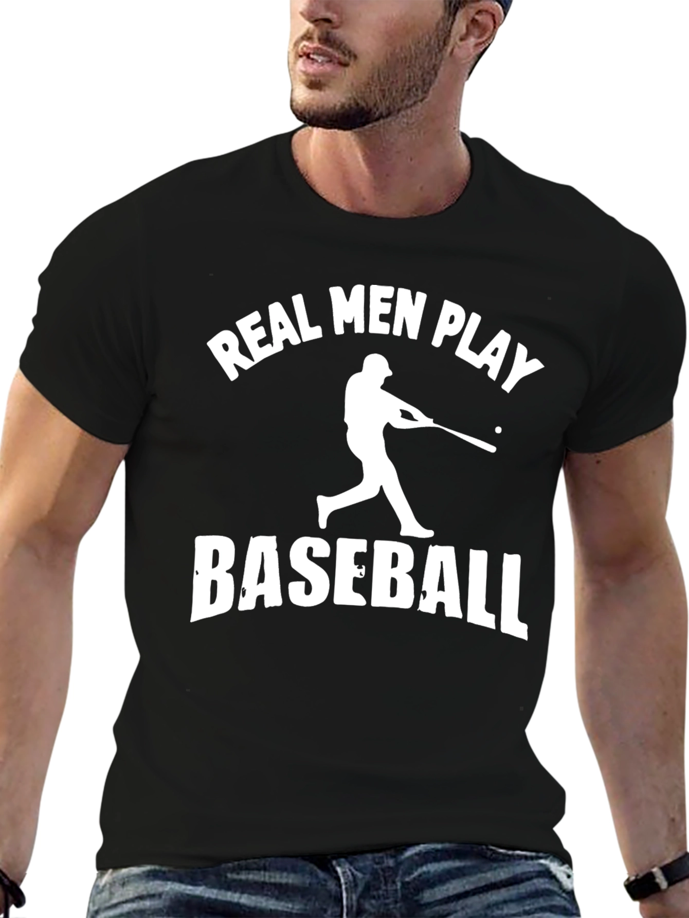 Real Men Play Baseball T-Shirt