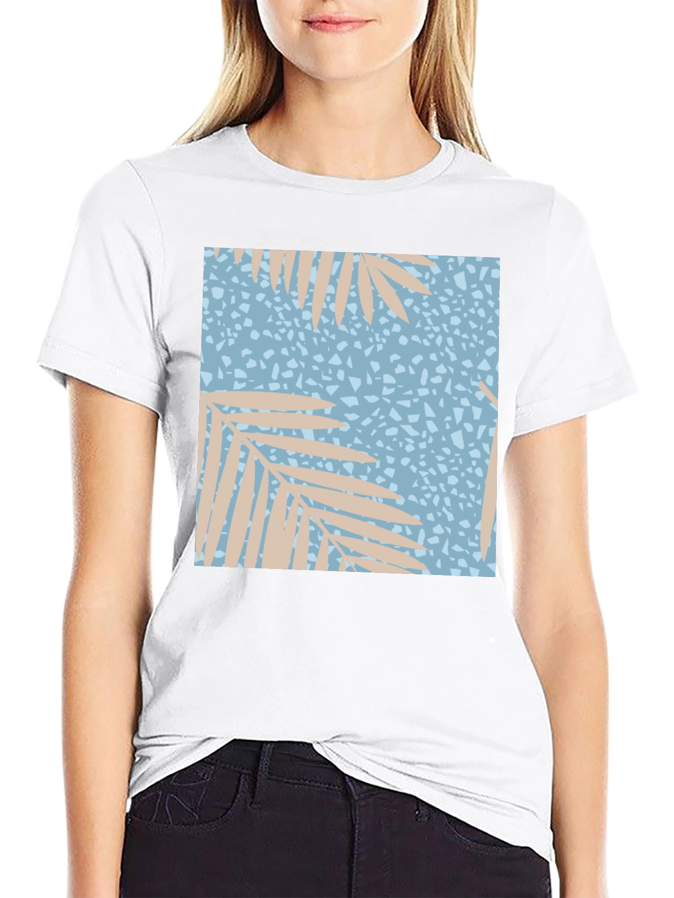 Tropical Print T-Shirt - Casual Wear