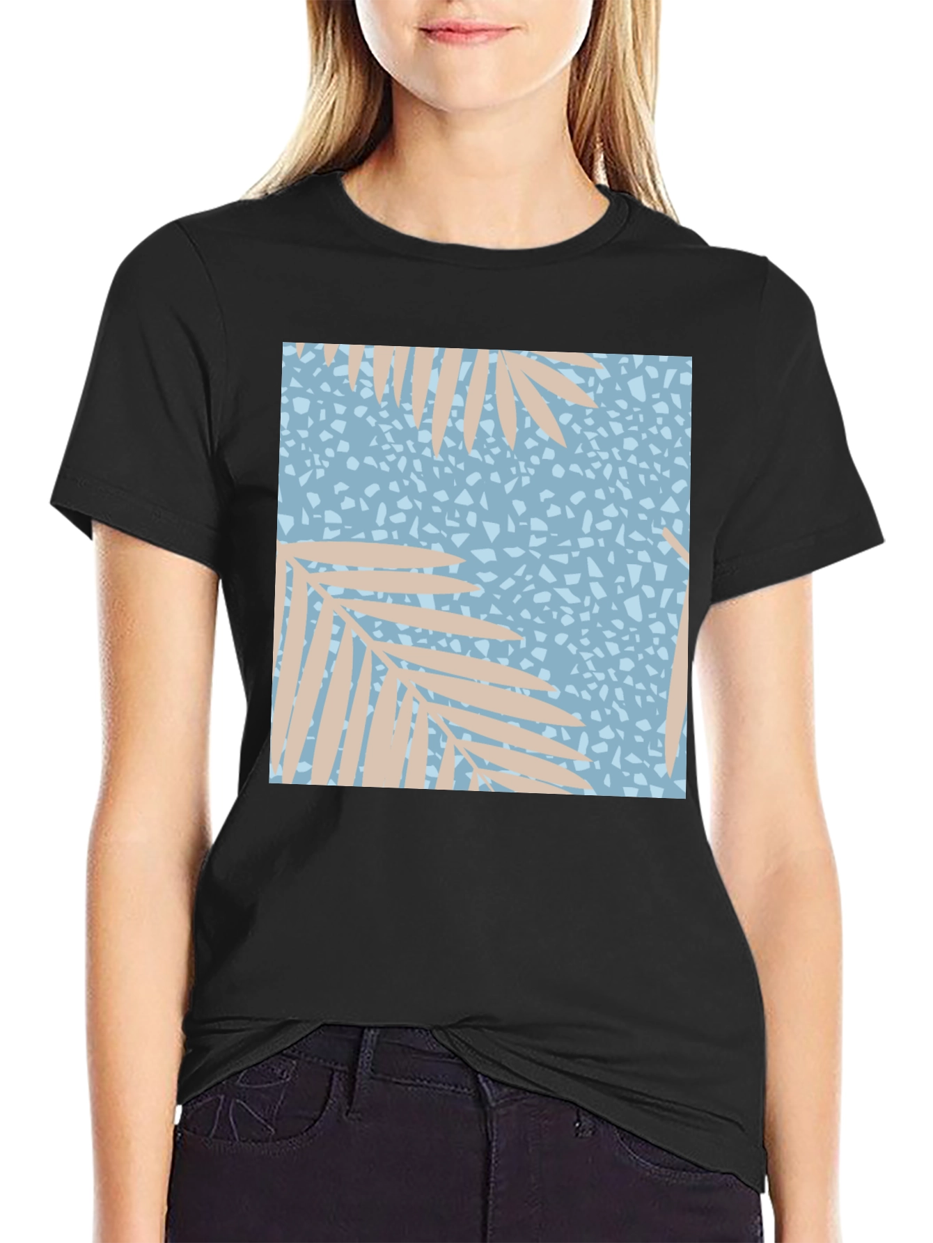 Tropical Print T-Shirt - Casual Wear