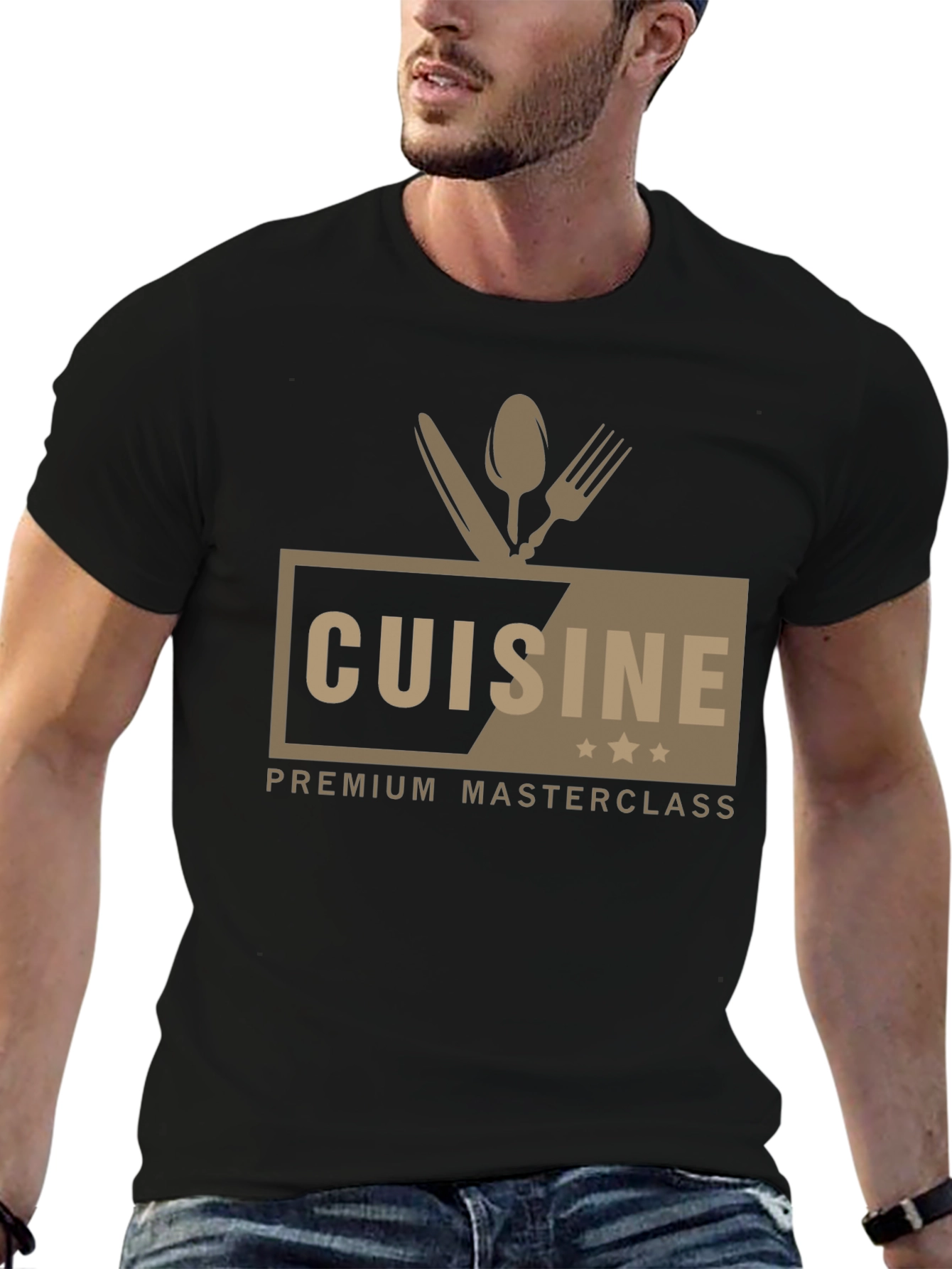 Cuisine Premium Masterclass T-Shirt - Chef Style
