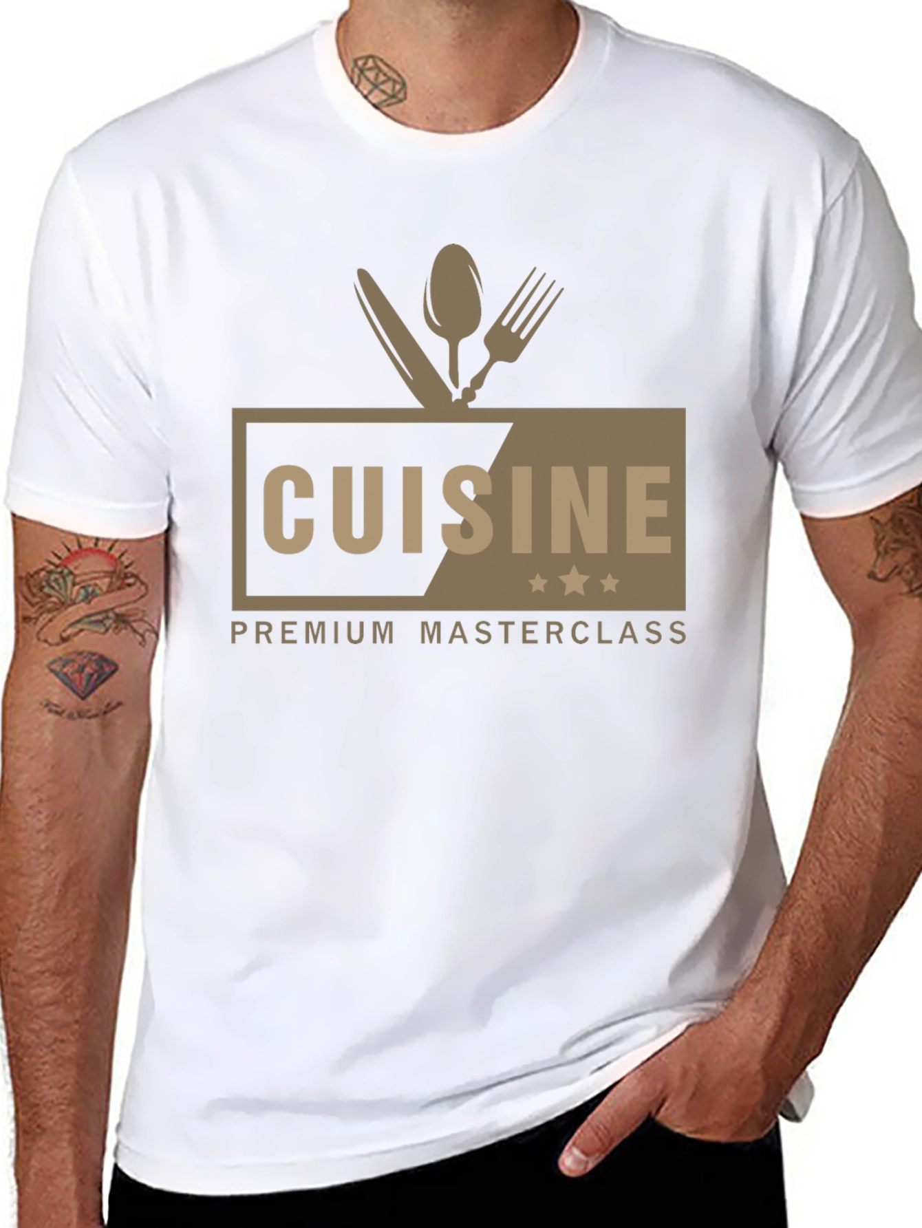 Cuisine Premium Masterclass T-Shirt - Chef Style
