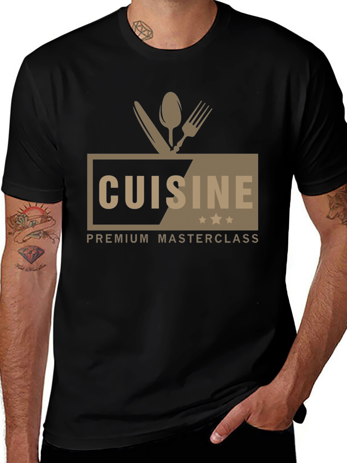 Cuisine Premium Masterclass T-Shirt - Chef Style